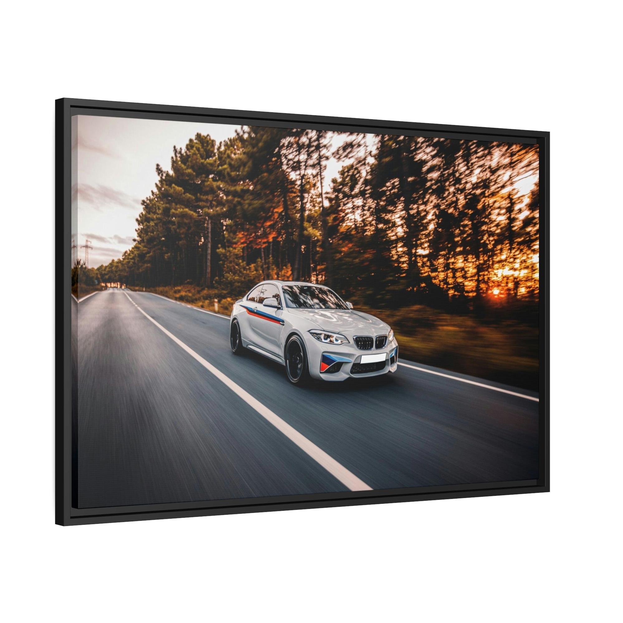 undefined BMW Speed: Poster and Print on Canvas with Dynamic Car Art