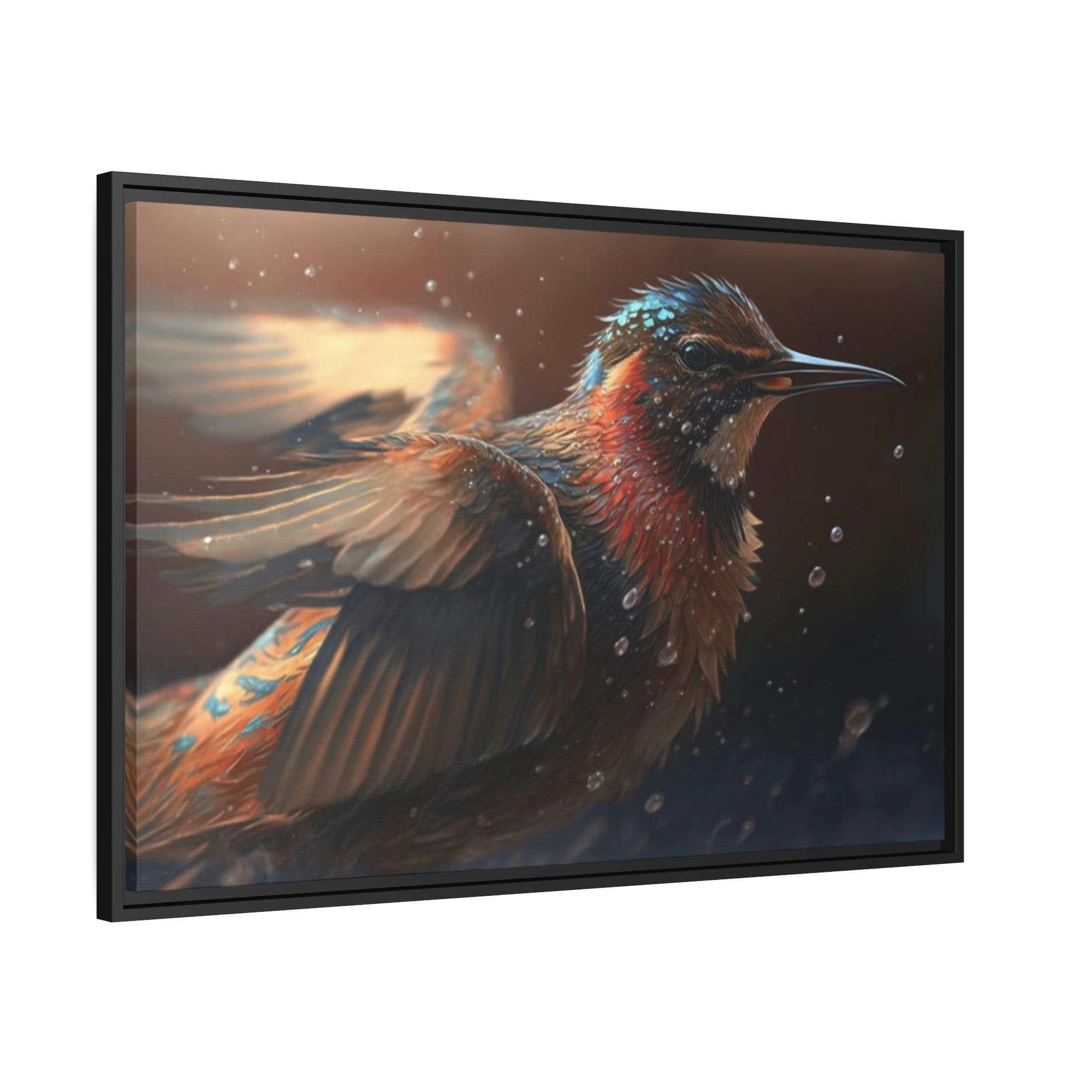 Birds The Flight of Fantasy: A Framed Canvas & Poster Print of Birds