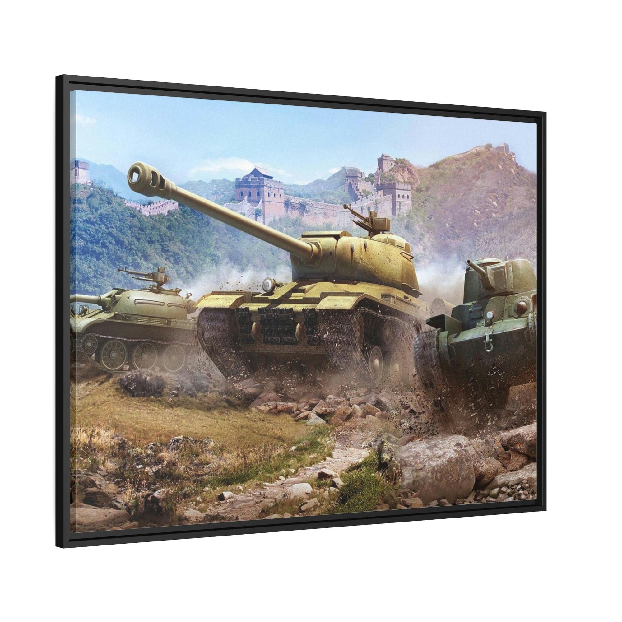 World Of Tanks Battlefield Reflections: Evocative World of Tanks Cavnas & Poster Wall Art