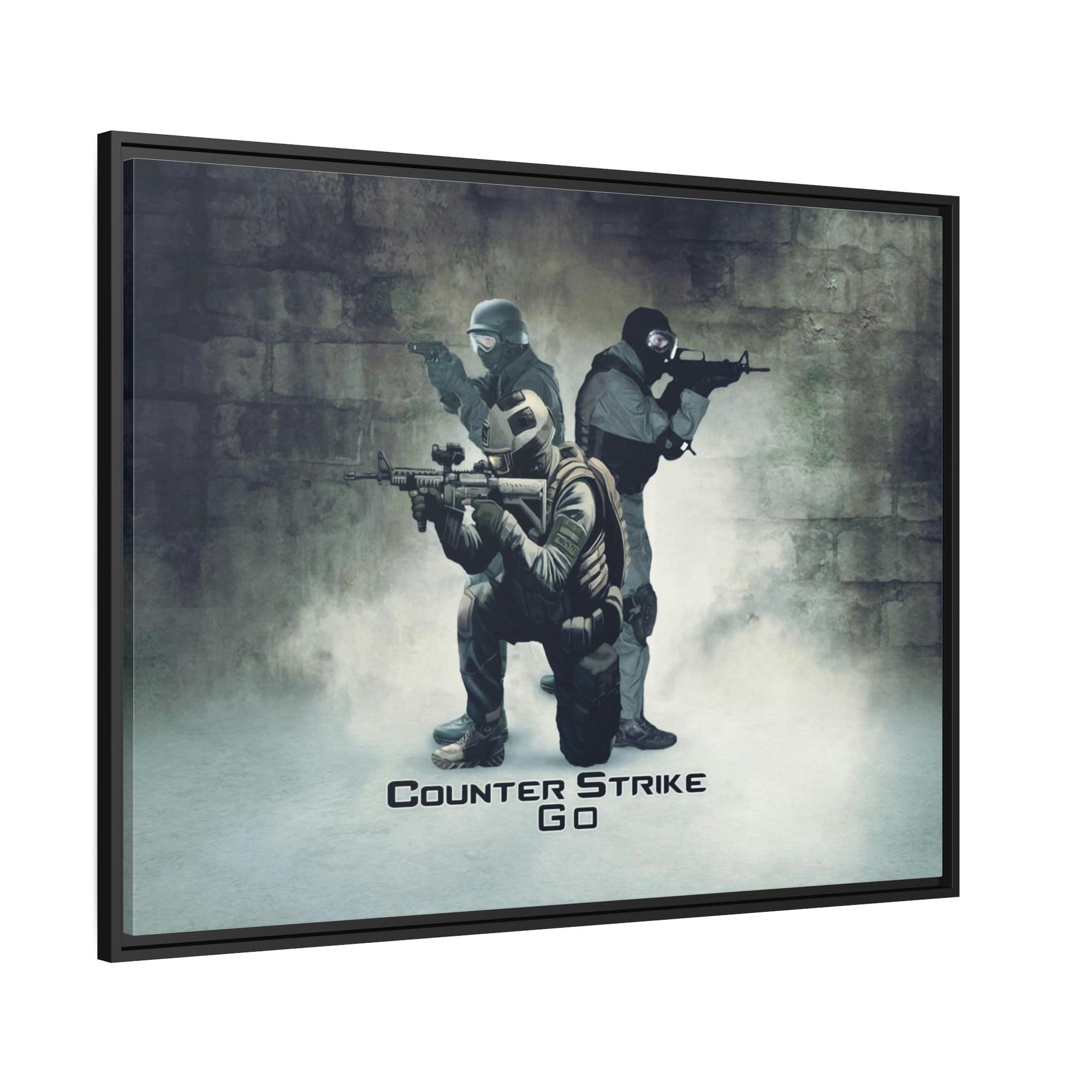Counter Strike Counter Strike: Captivating Wall Art on Natural Canvas & Poster