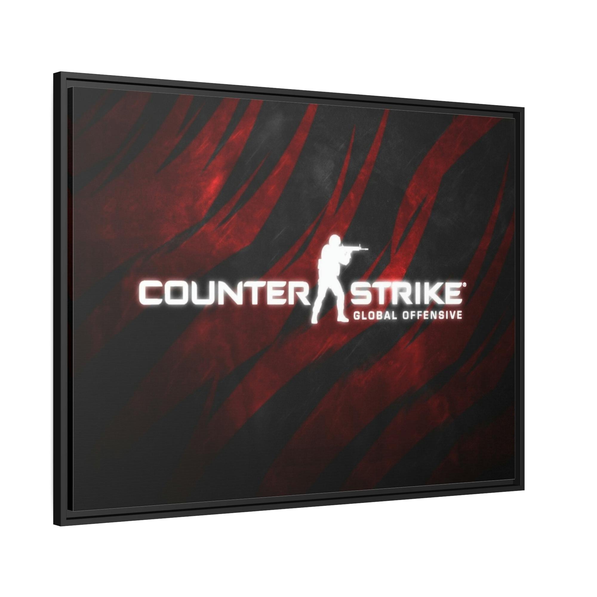Counter Strike Digital Warfare: Print on Canvas with Counter Strike Wall Art