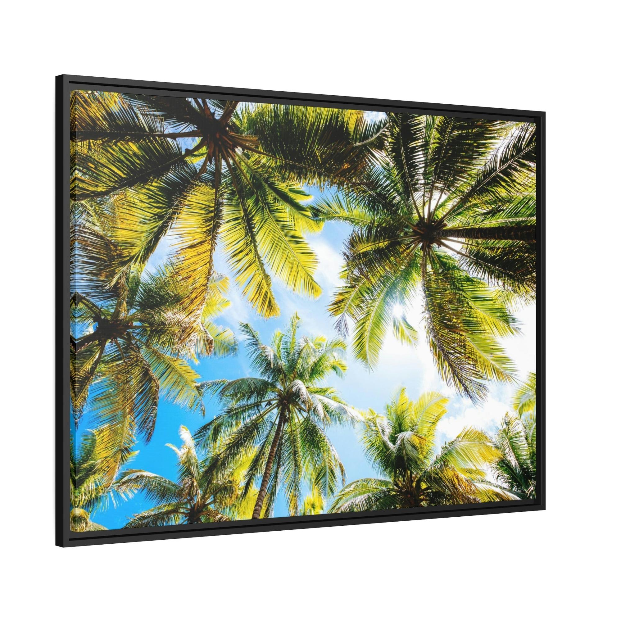 Palm Trees Soothing Palms: Relaxing Wall Art of Palm Trees Swaying in the Breeze