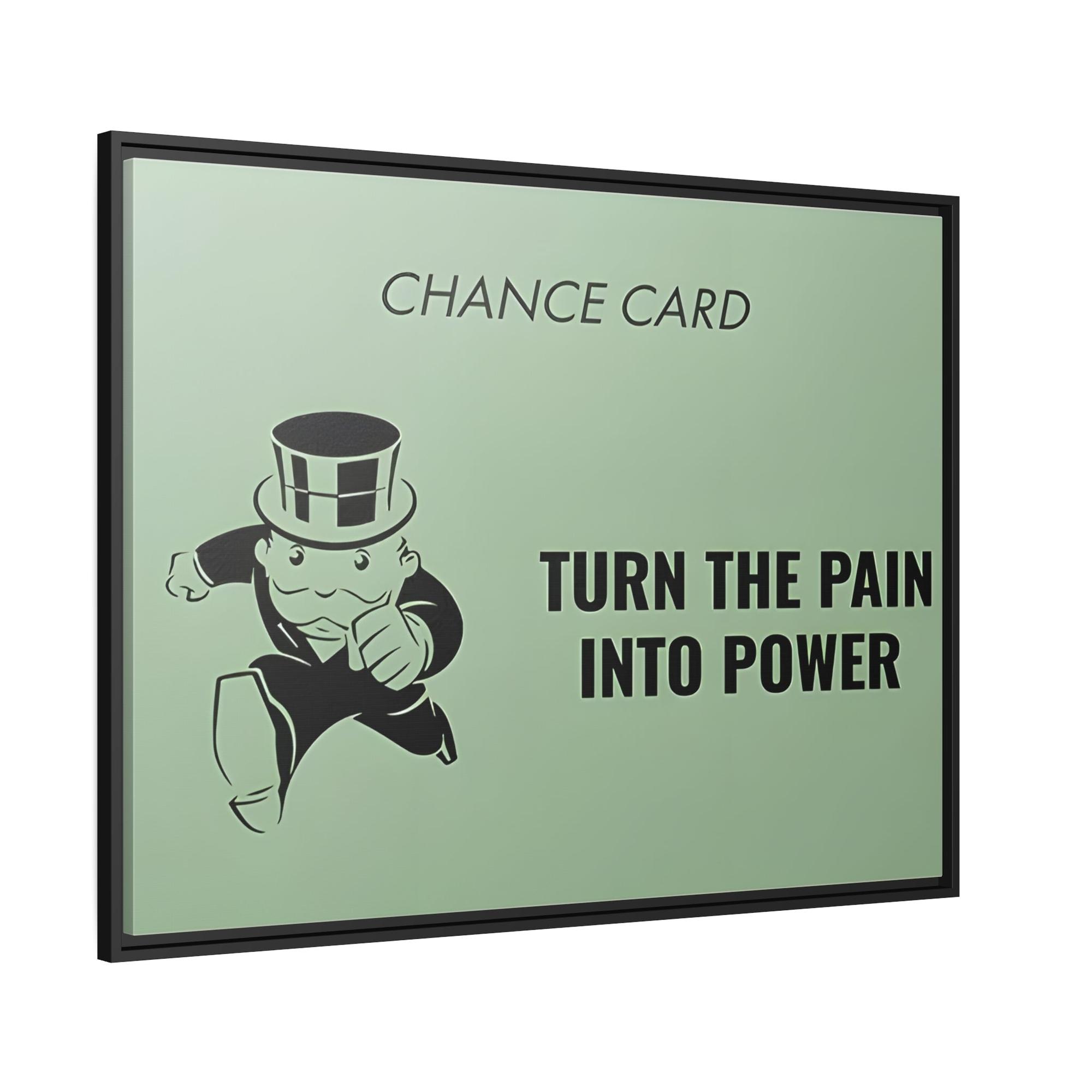 Monopoly & Motivation Monopoly's Motivation : Artistic Print on Framed Canvas & Poster