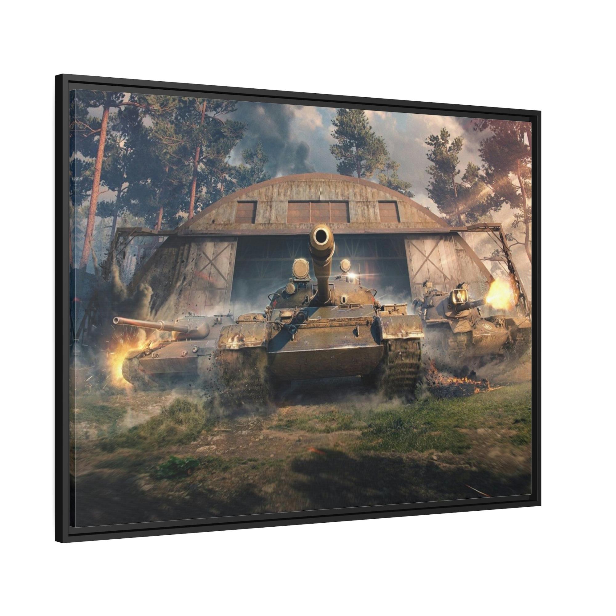 World Of Tanks Steel Titans Clash: World of Tanks Сanvas Wall Art for Your Space