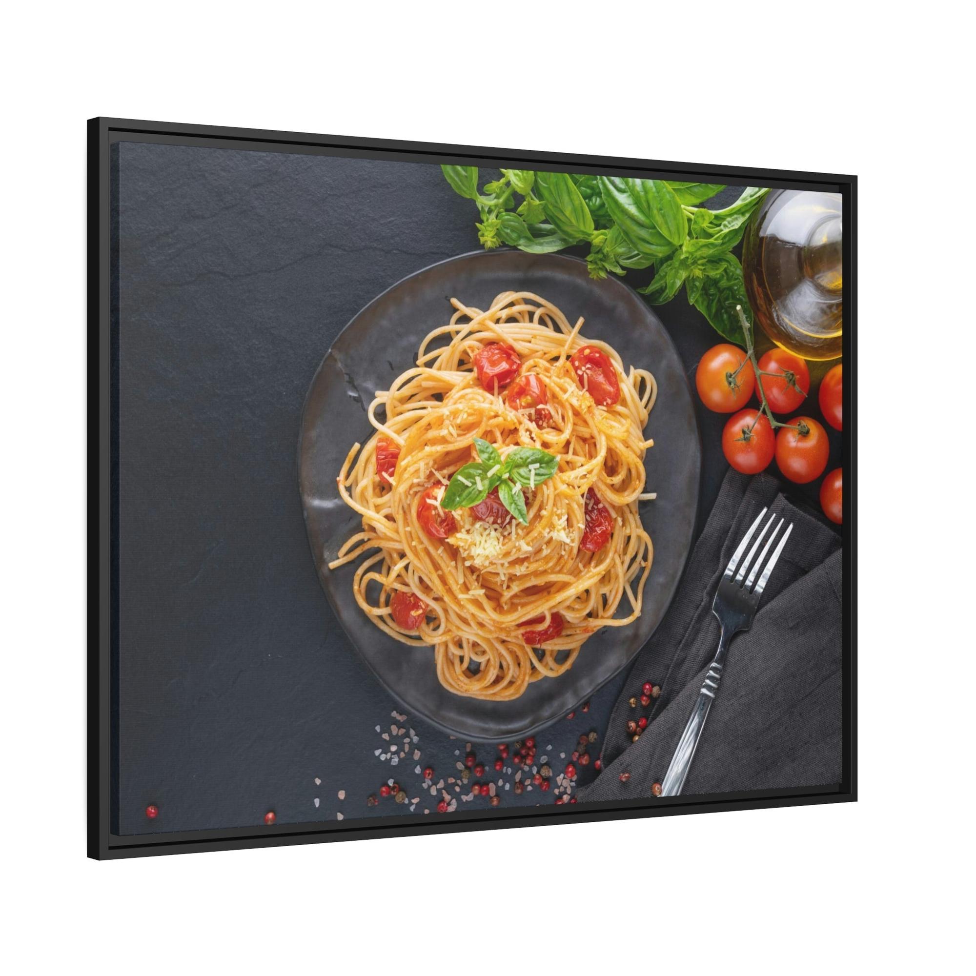 Pasta Delectable Pasta Delights: Artistic Print on Canvas & Poster for Your Home Decor