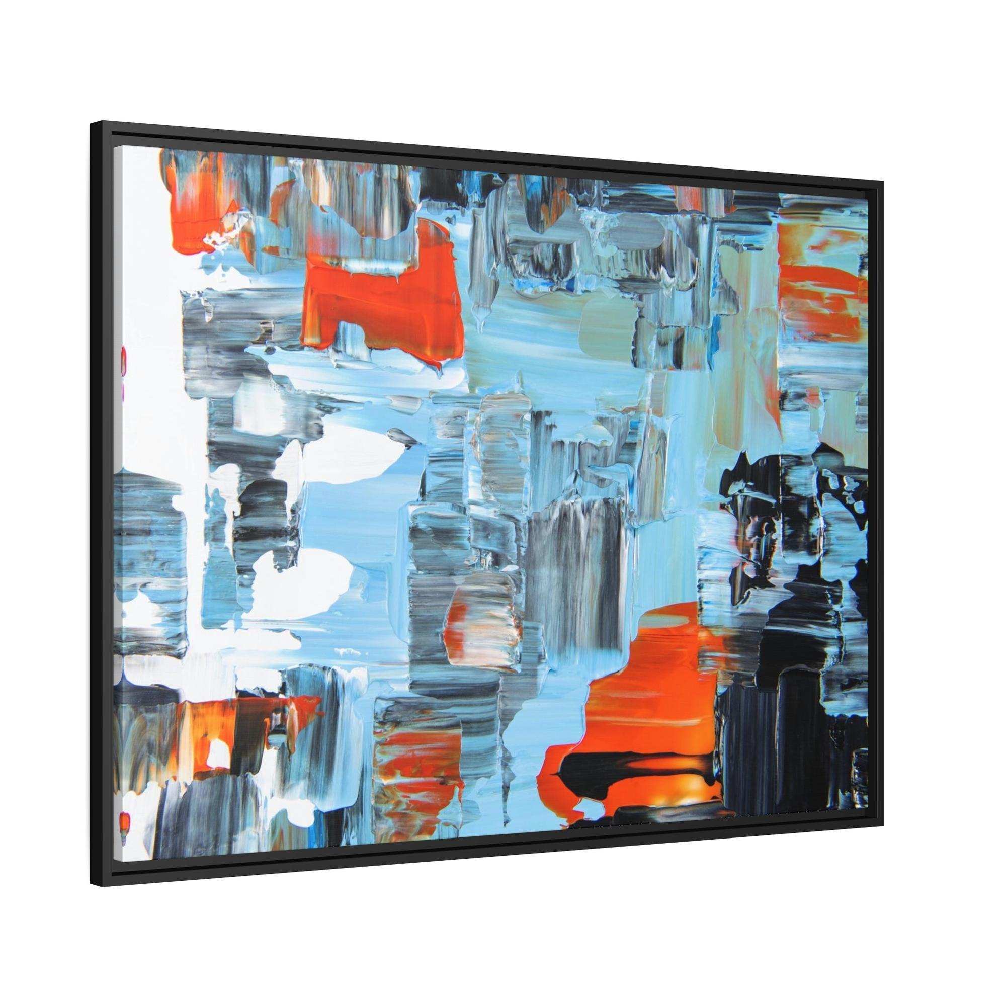 Contemporary Pop of Color: A Contemporary Poster for Your Wall