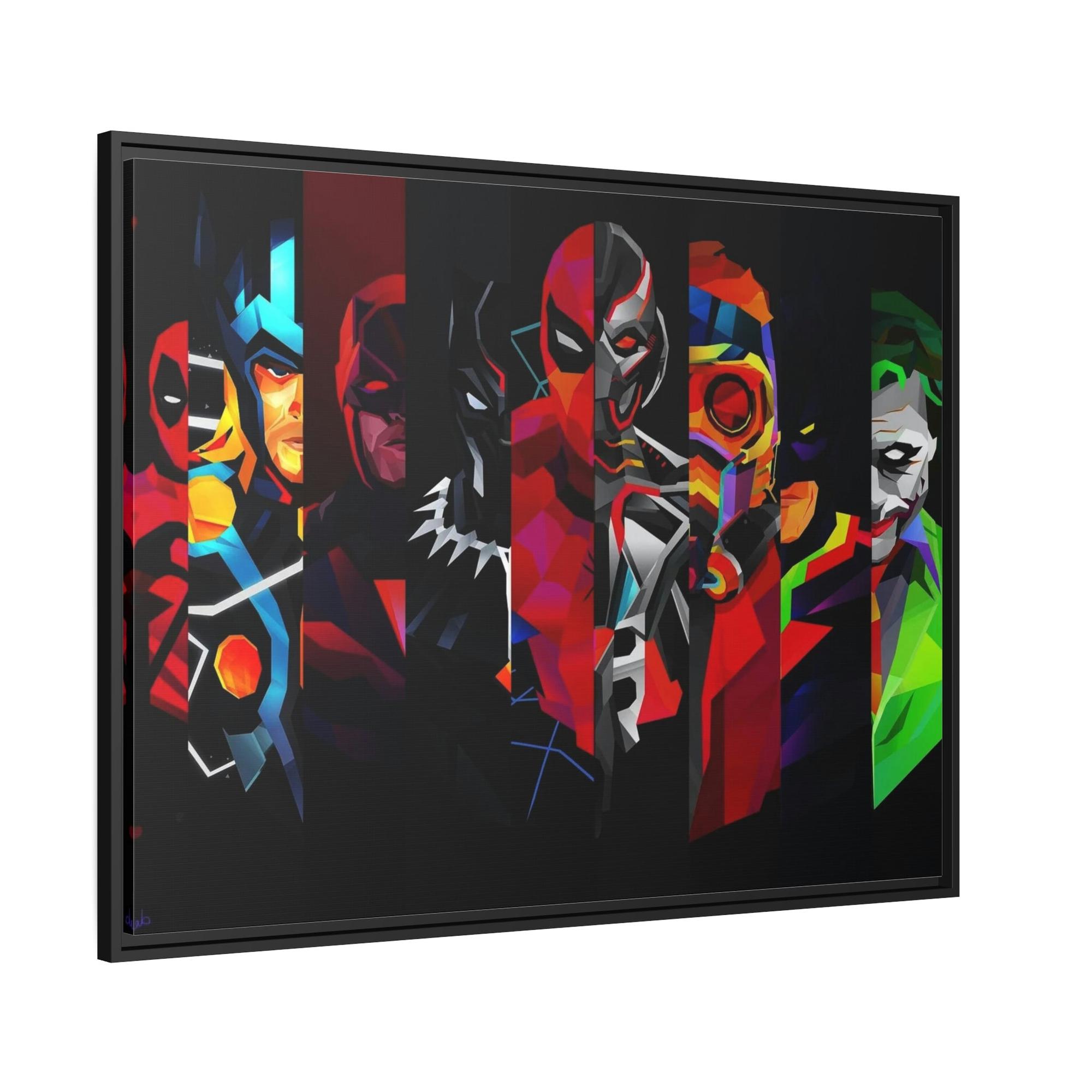 Marvel The Art of Marvel: High-Quality Print on Framed Canvas for Your Home