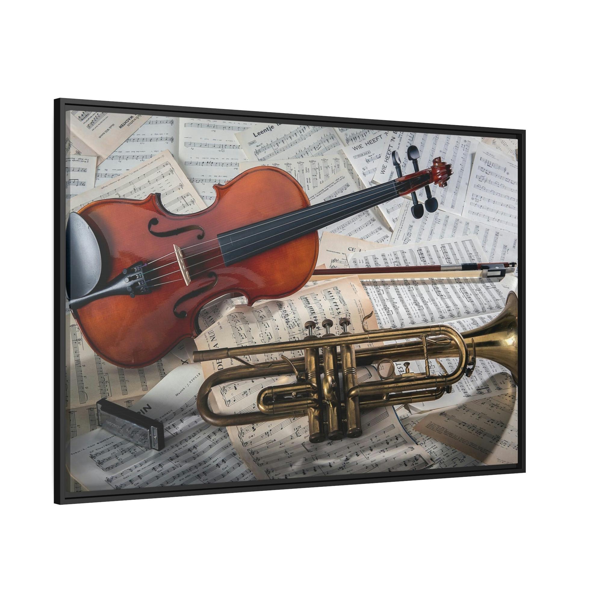 Classical The Symphony of Classics: A Masterpiece of Art on a Framed Canvas & Poster