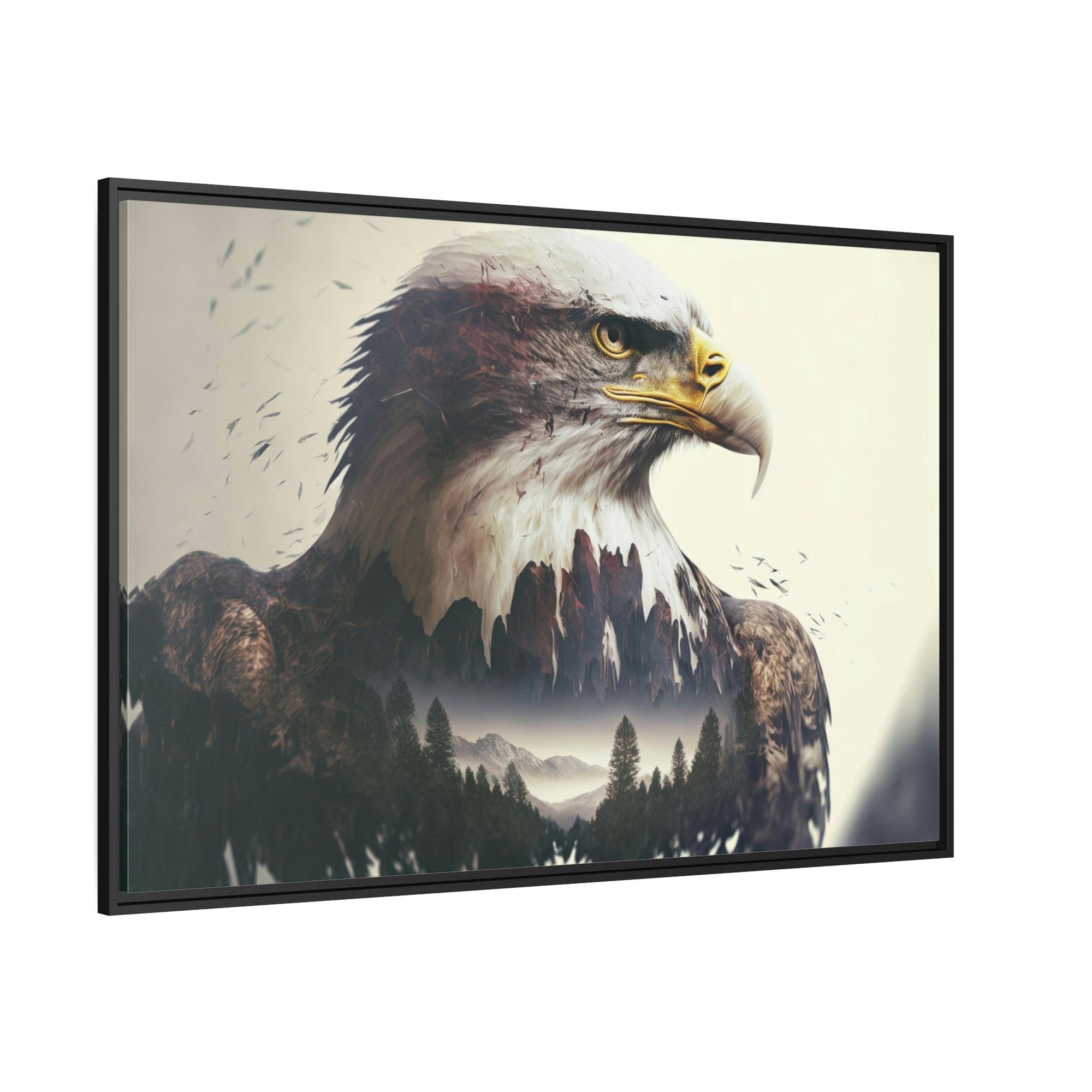 Eagles Eagle's Grace Unveiled: Poster & Canvas Exuding Majestic Beauty
