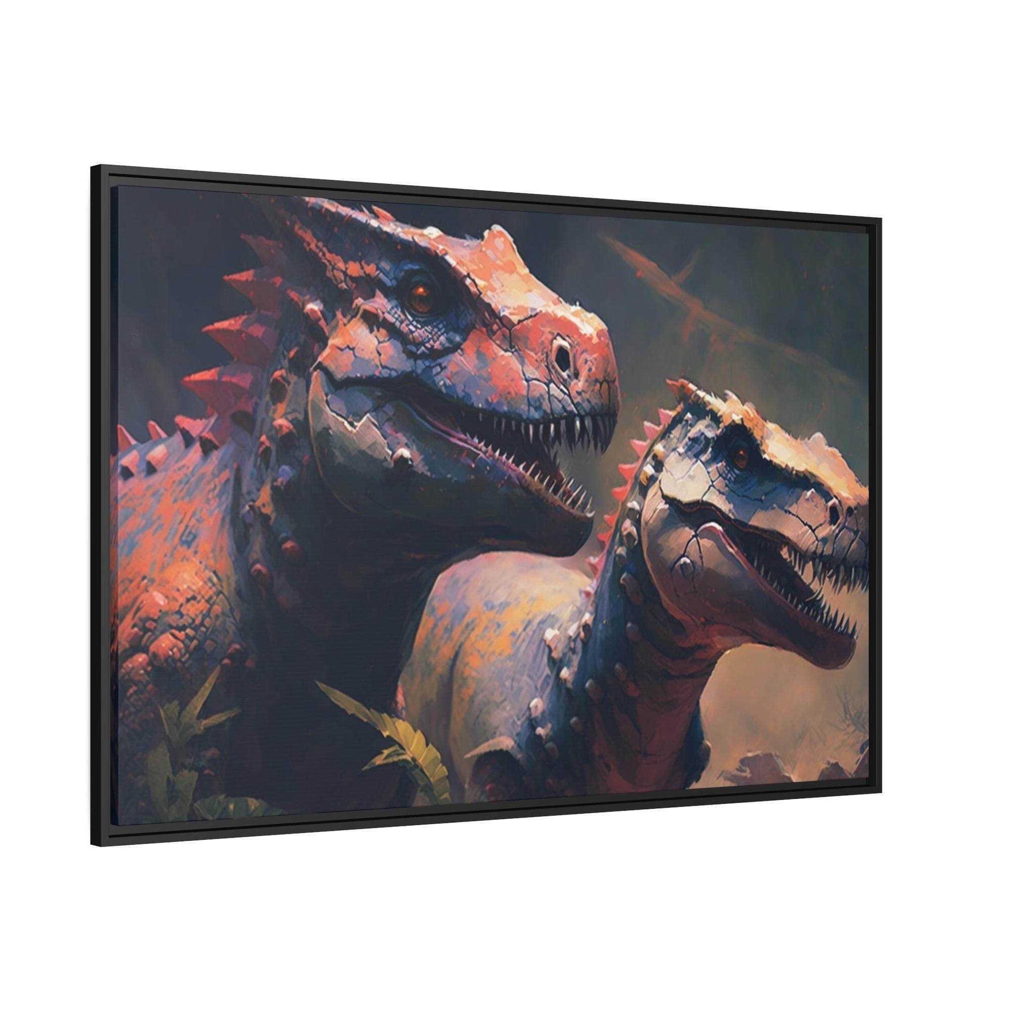 Dinosaurs Extinct Realms: Canvas & Poster of Dinosaurs and Nostalgia