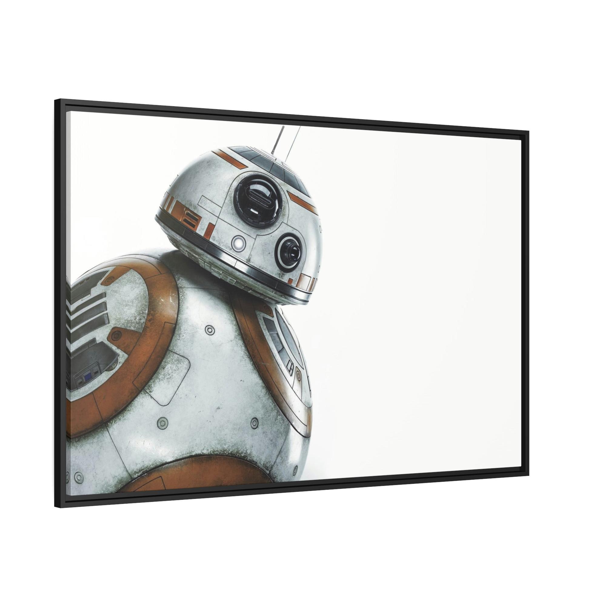 Star Wars Droid of Destiny: Framed Poster Print on Canvas Featuring the Star Wars Robot
