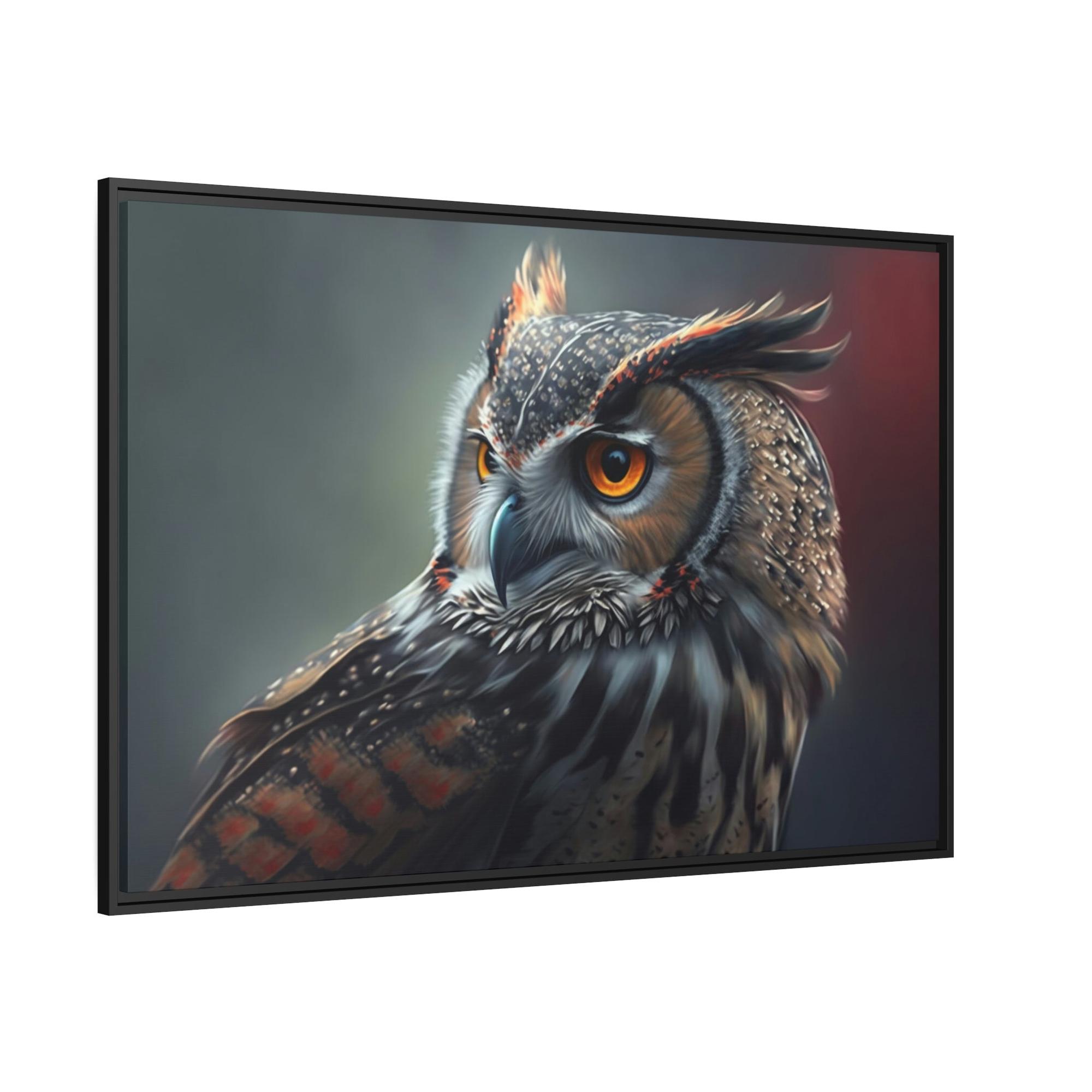 Owls Nocturnal Wonders: A Painting of Owl