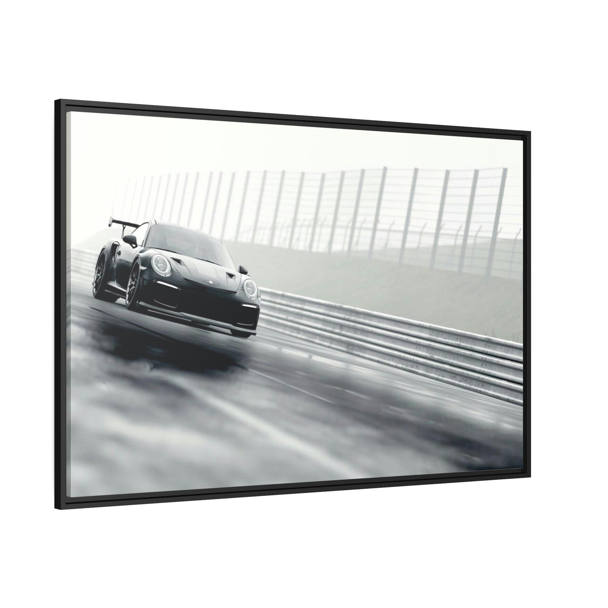 Porsche Porsche Power: A Striking Natural Canvas Print of an Iconic Sports Car
