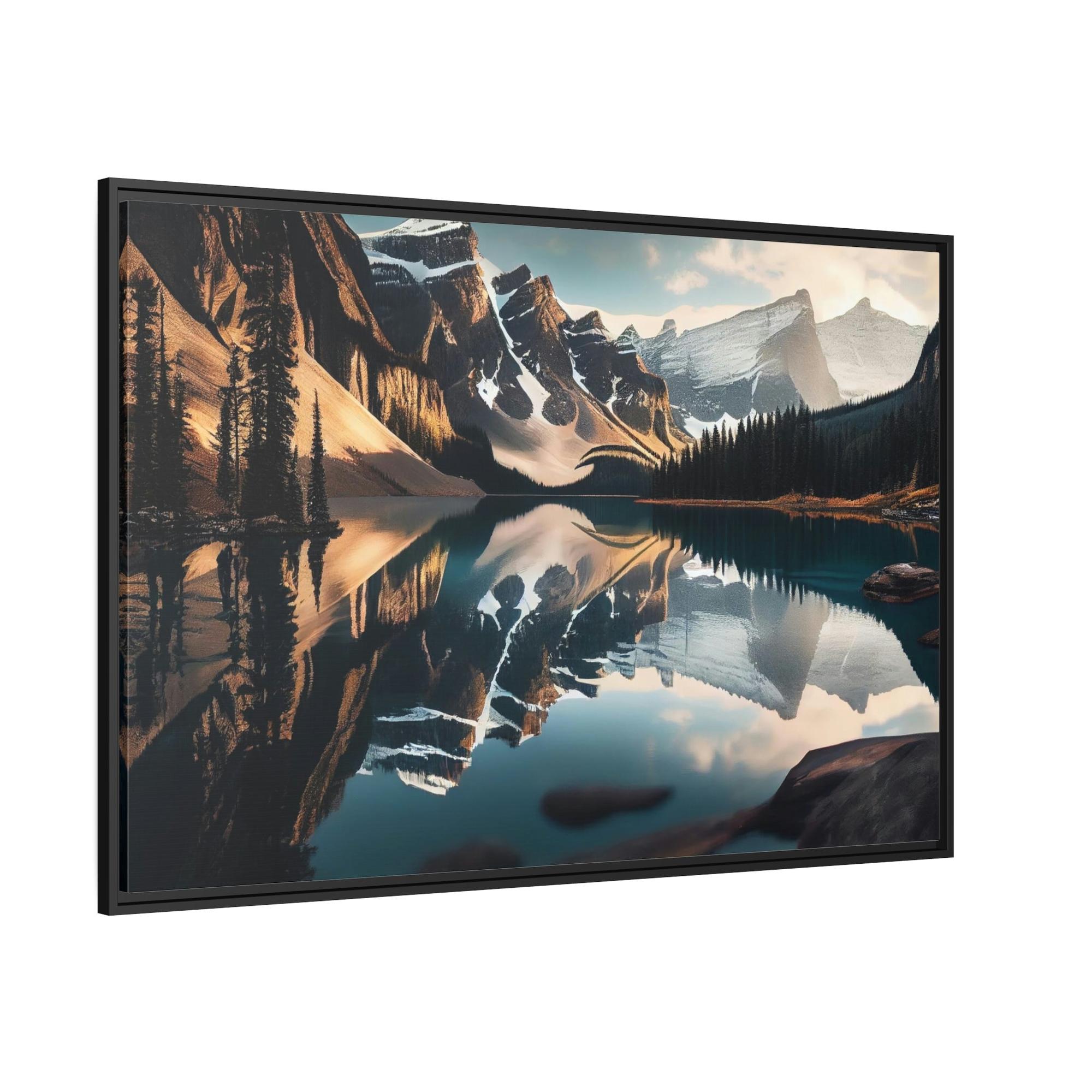 Lakes And Rivers Lakes and Riverscape: Wall Art of a Stunning Scenery on Natural Canvas