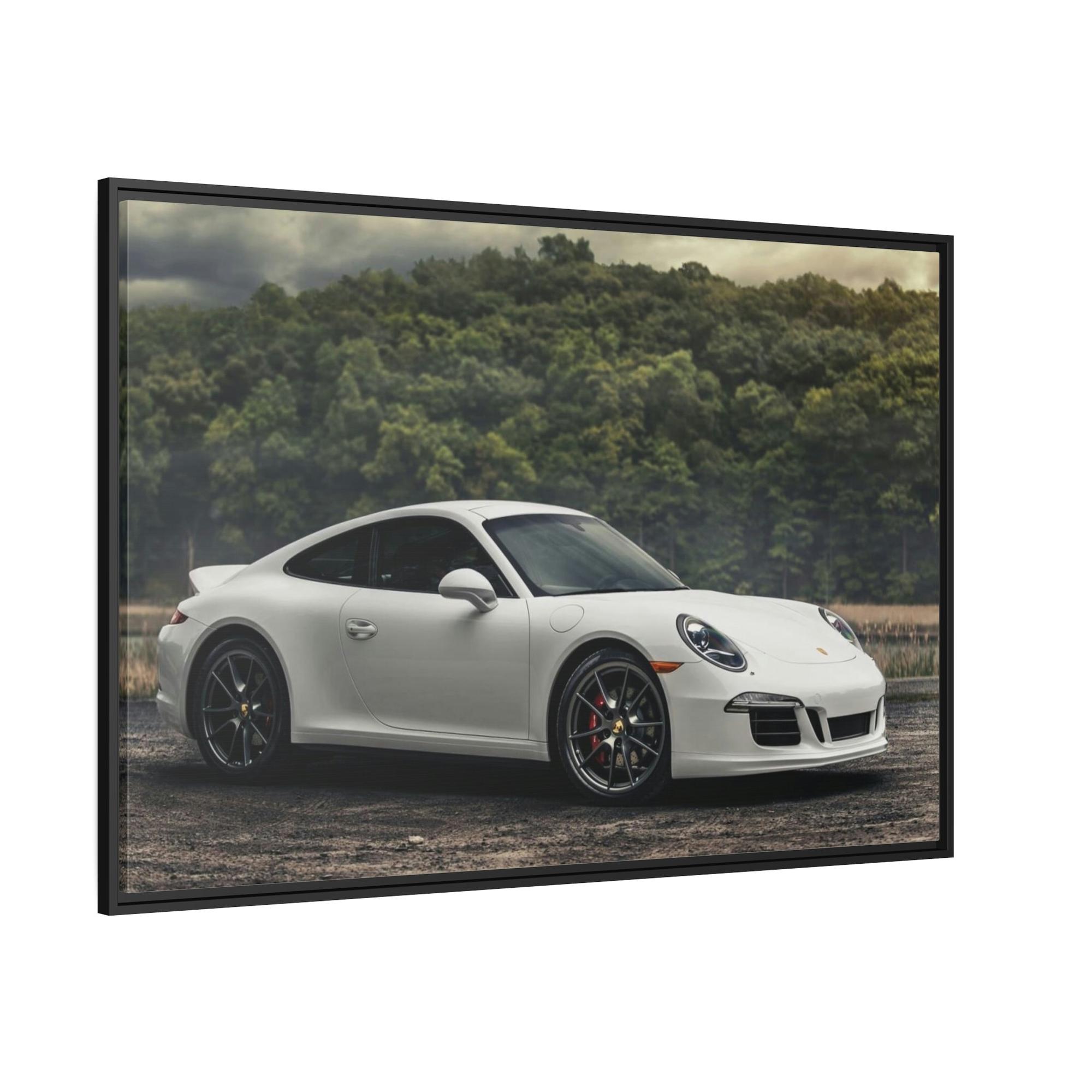 Porsche Porsche Power: Canvas & Poster Wall Art on Natural Canvas for Auto Aficionados