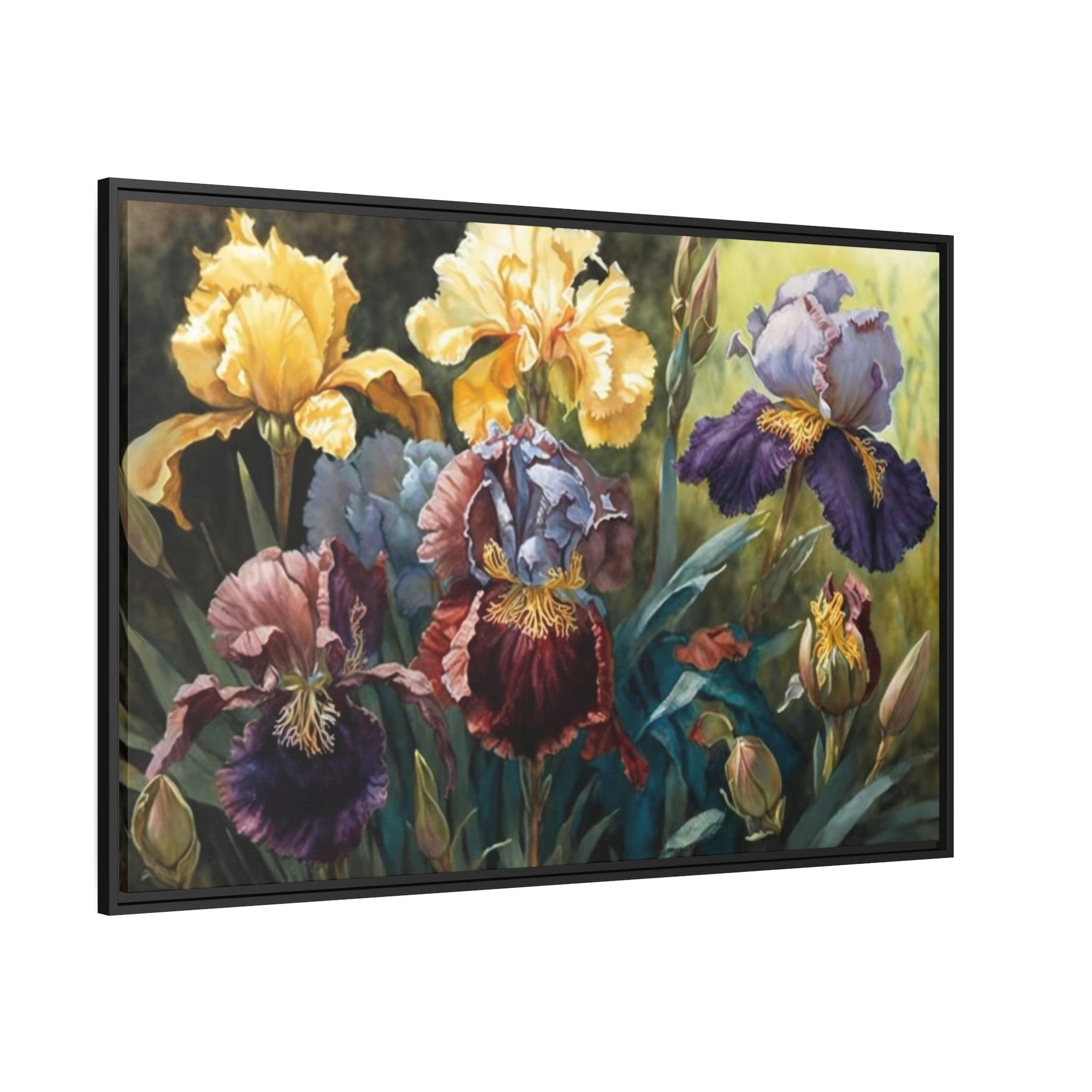 Irises Iris Dance: A Canvas of Petals in Motion