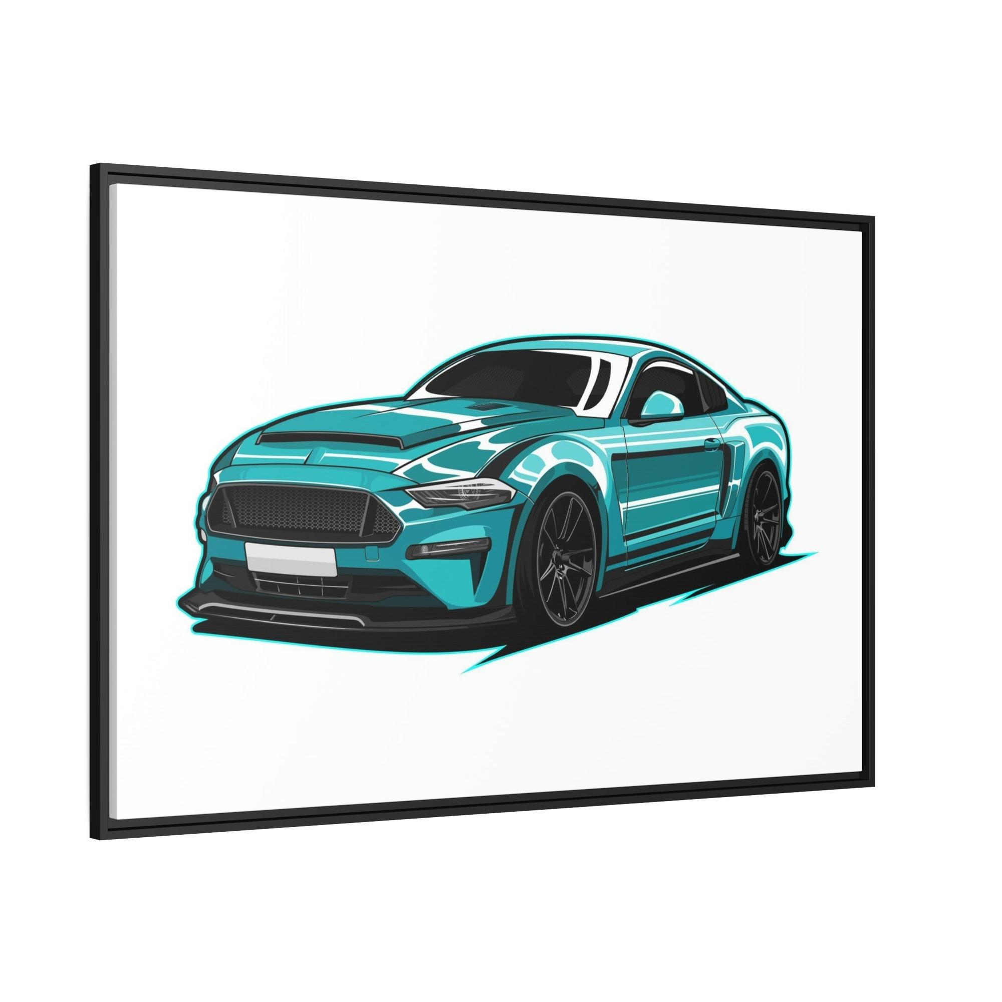 undefined Majestic Mustang: Natural Canvas Wall Art and Framed Canvas & Poster Print