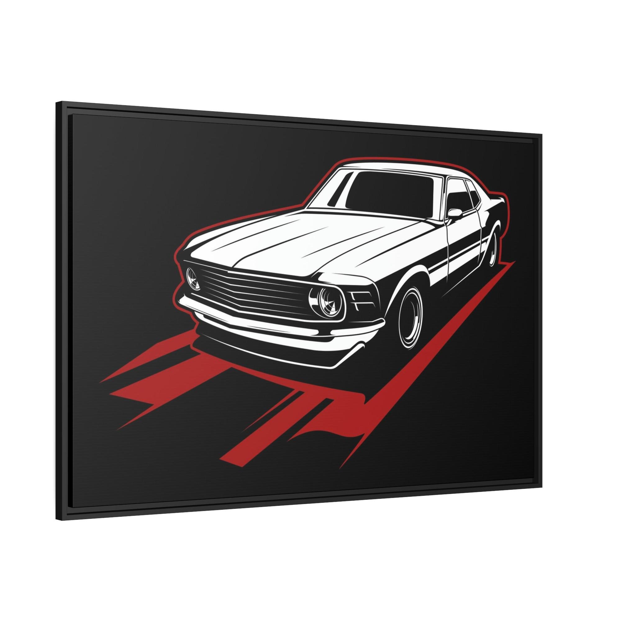 Mustang Powerful Beauty: Mustang Canvas & Poster Print and Framed Wall Art