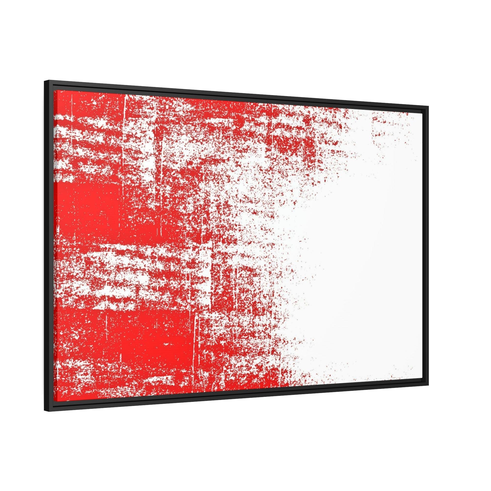 Red Abstract Art The Power of Red: Abstract Wall Art and Prints on Natural Canvas
