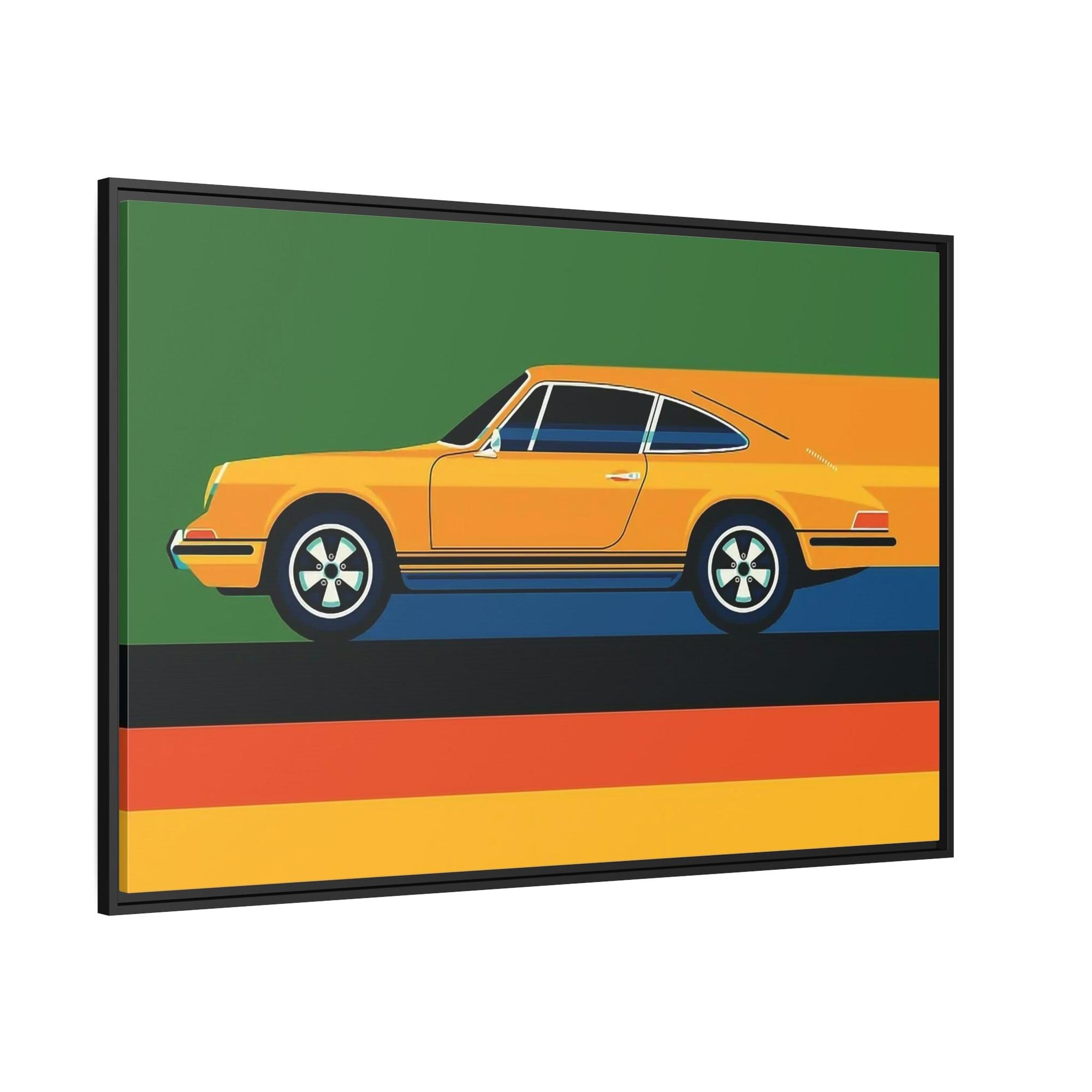 Porsche Legendary Speed: A Print on Canvas & Poster of the Classic Porsche