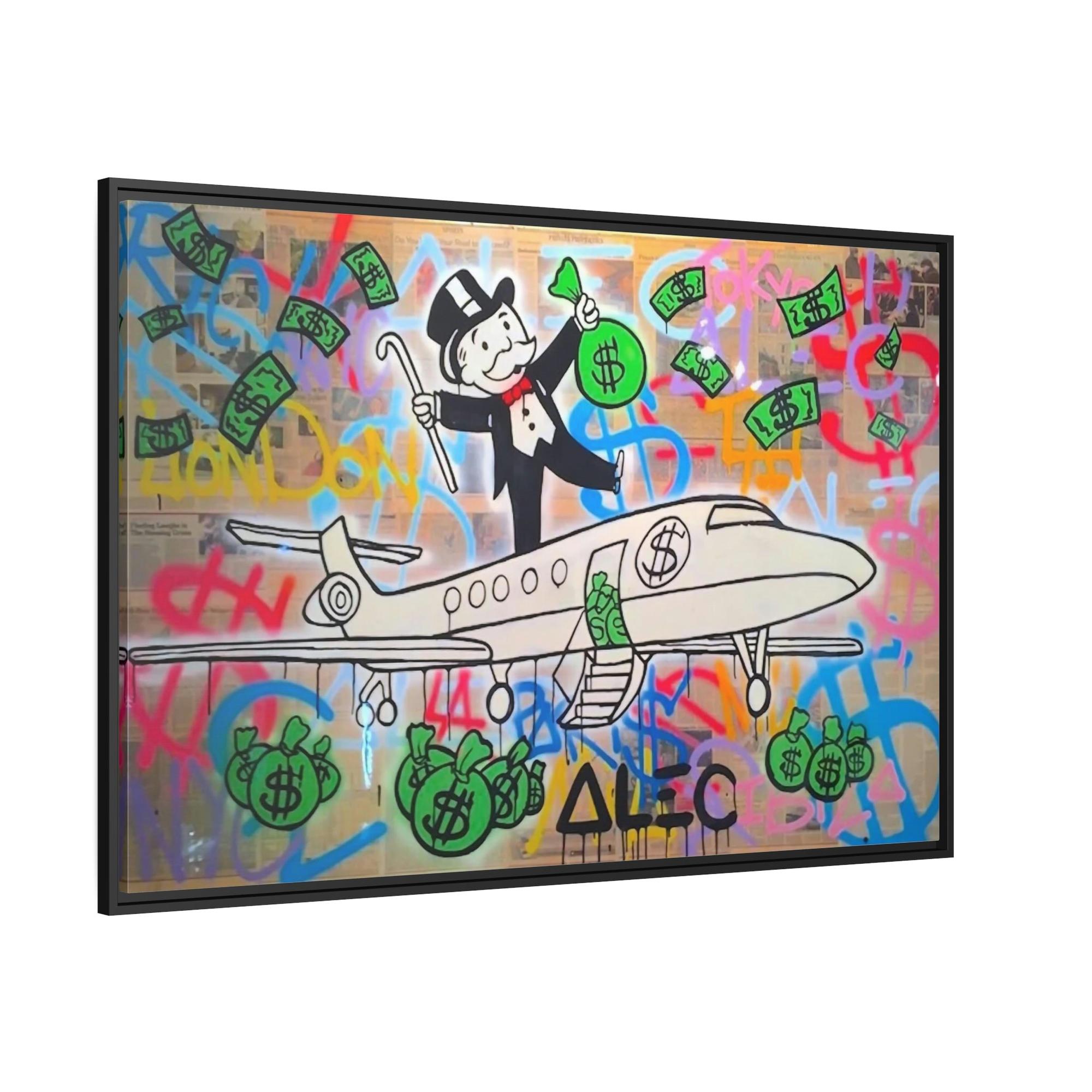 Monopoly & Motivation Unique Money Art: Alec Monopoly's Canvas Art and Poster Prints