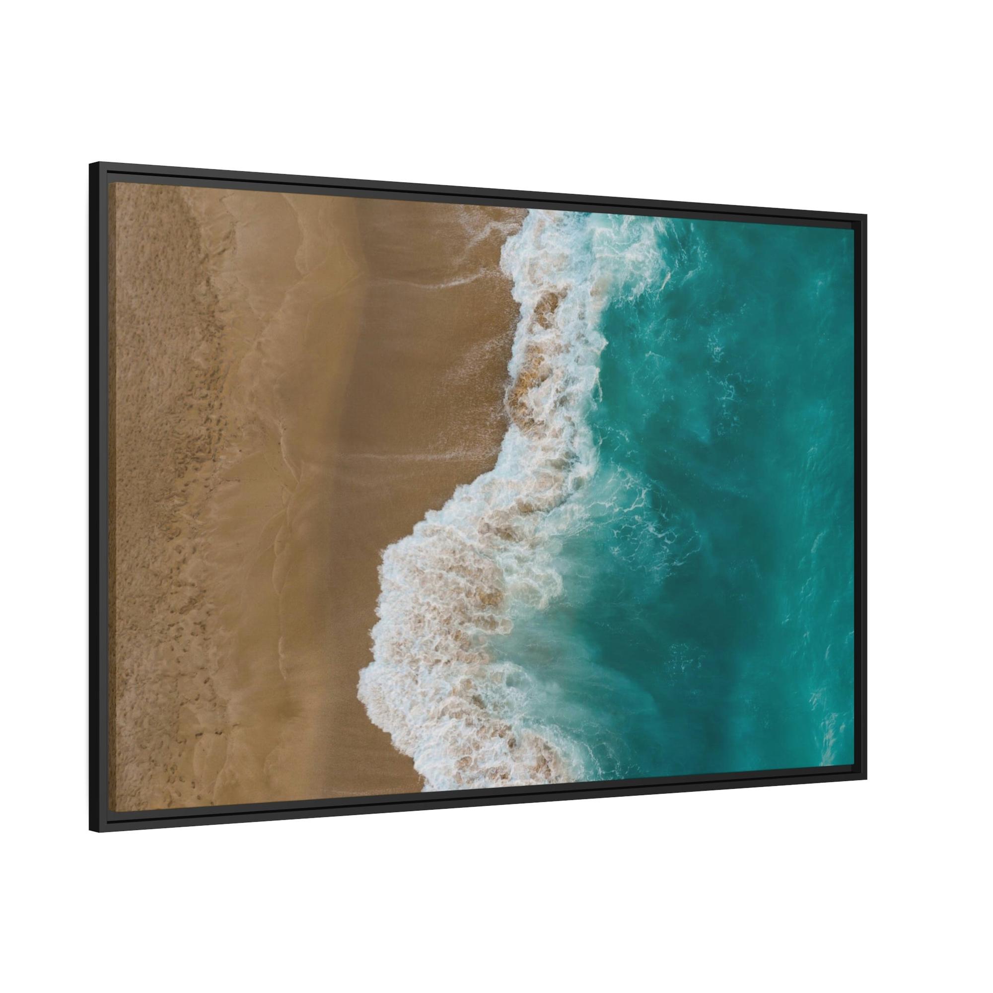 Coastal The Coastal Breeze: Framed Canvas & Poster of Refreshing Coastal View