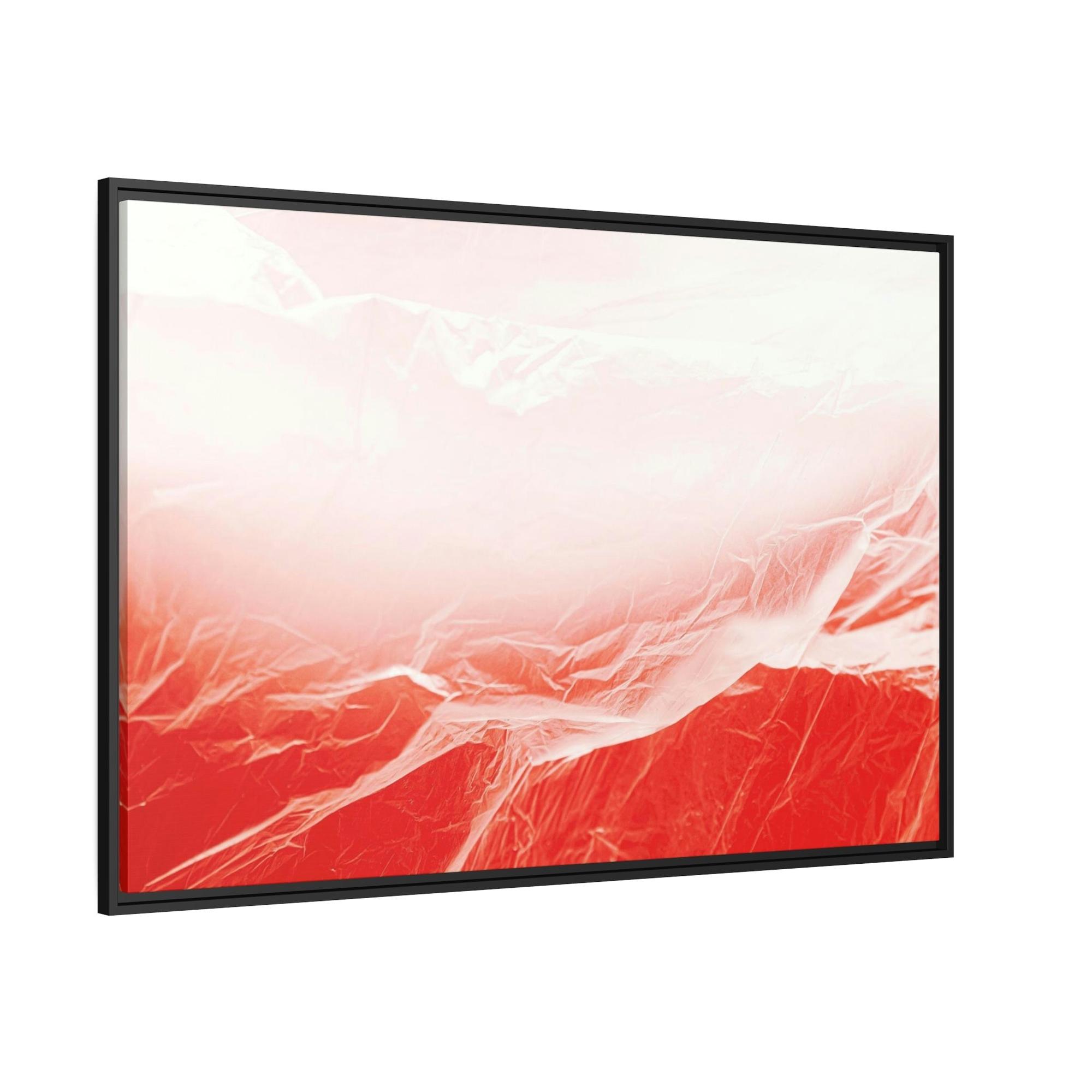 Red Abstract Art The Bold and the Beautiful: Red Abstract Framed Canvas and Poster Art