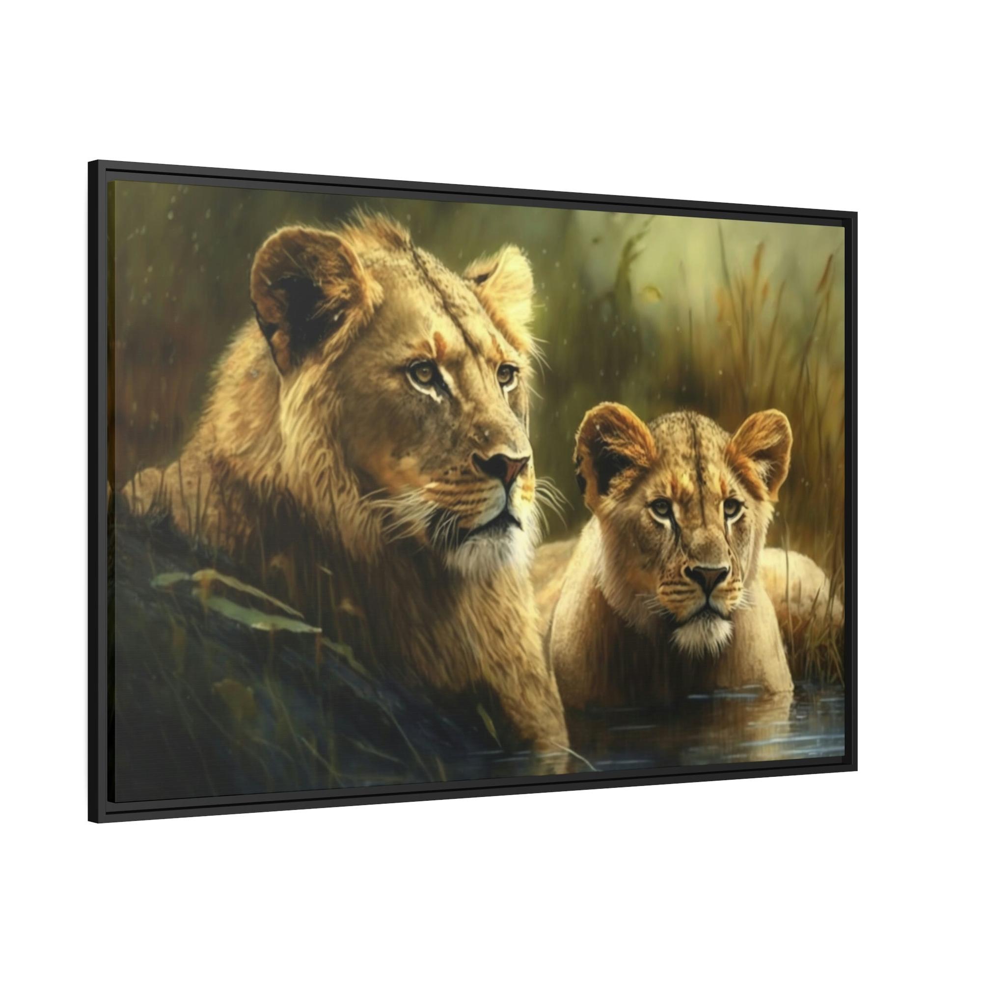 undefined Radiance of the Sun: A Painting with Lions