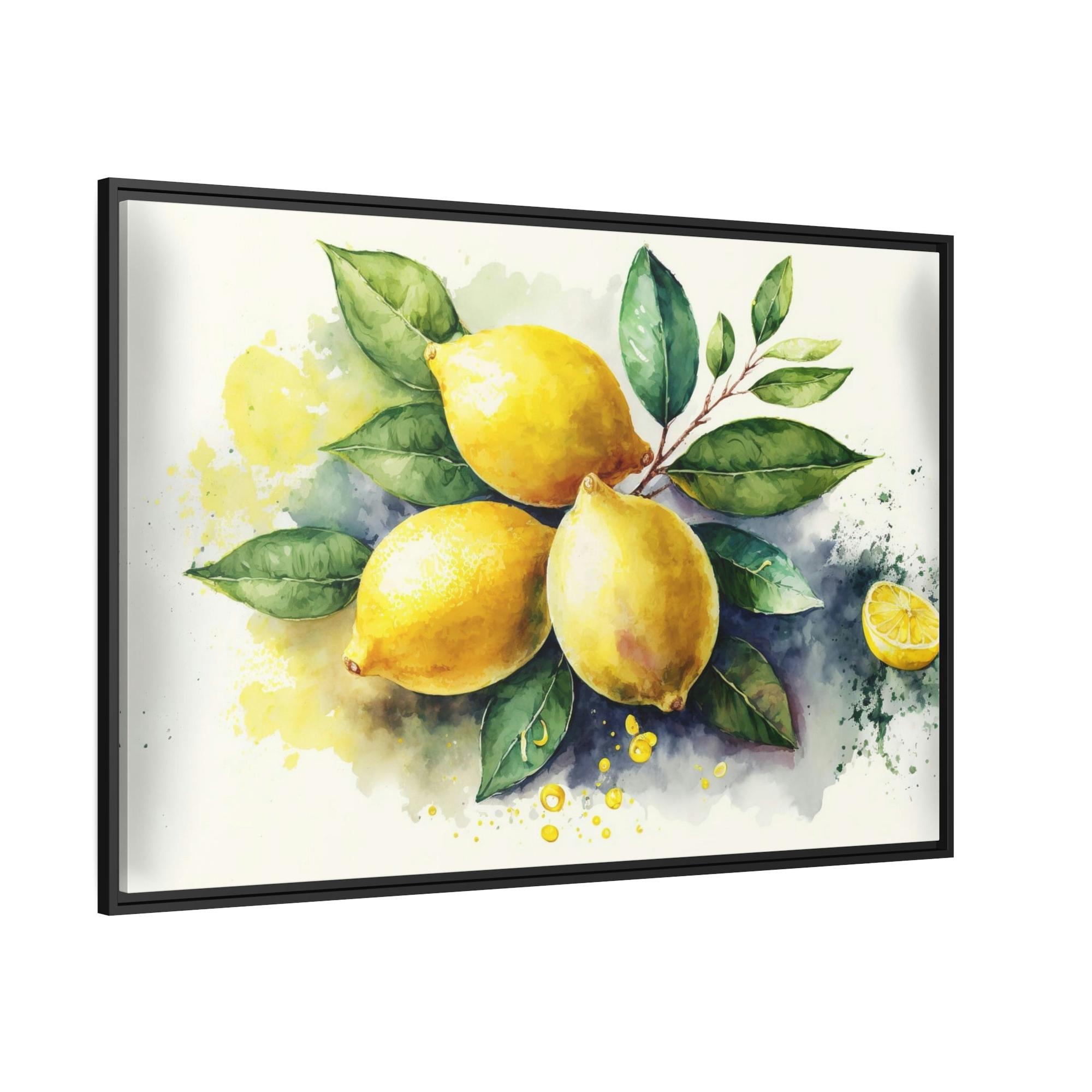 Yellow Yellow Zest: Refreshing and Invigorating Canvas Art Prints and Framed Posters Featuring Yellow Lemons