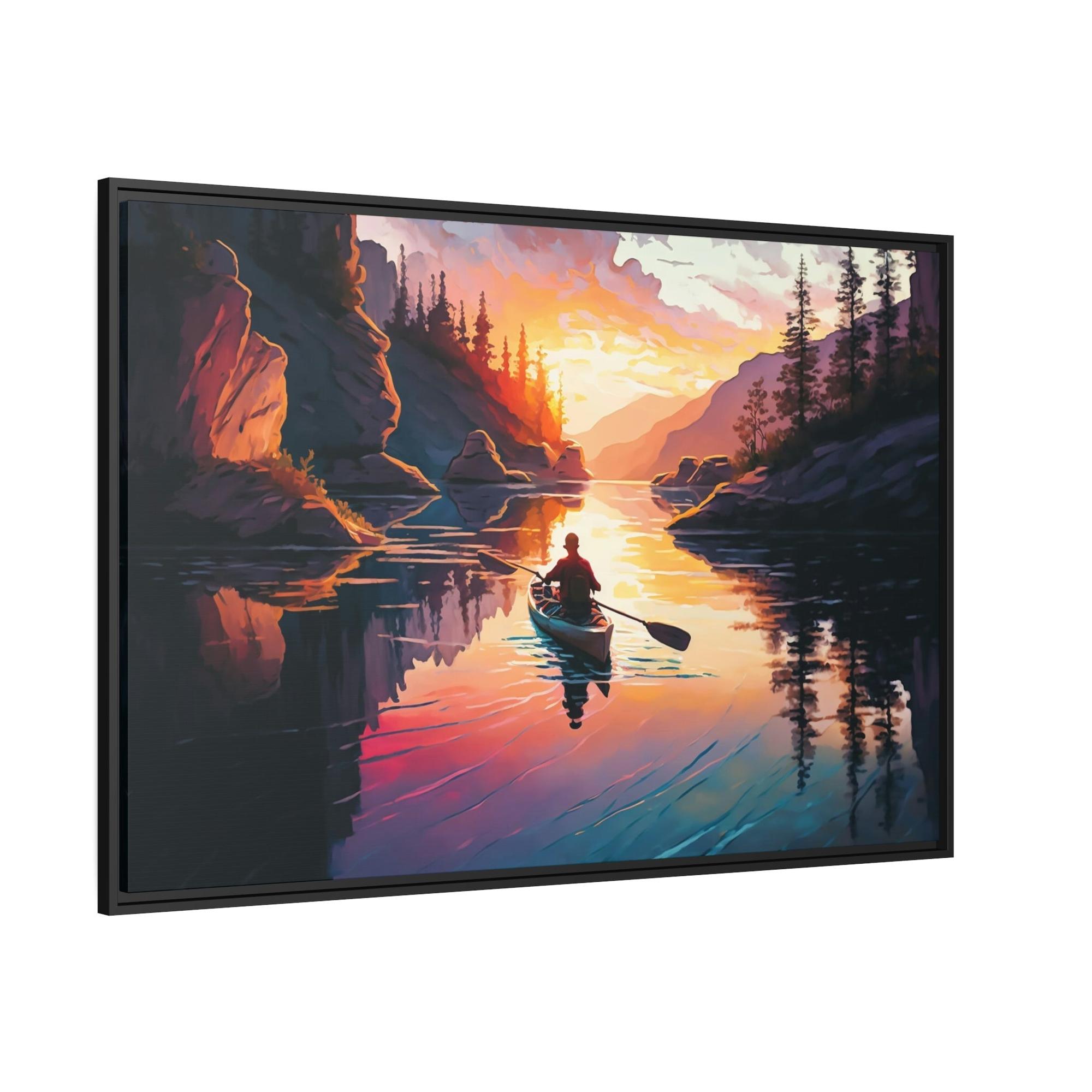 Lakes And Rivers A Symphony of Nature: Lakes and Rivers on Canvas and Framed Poster Art
