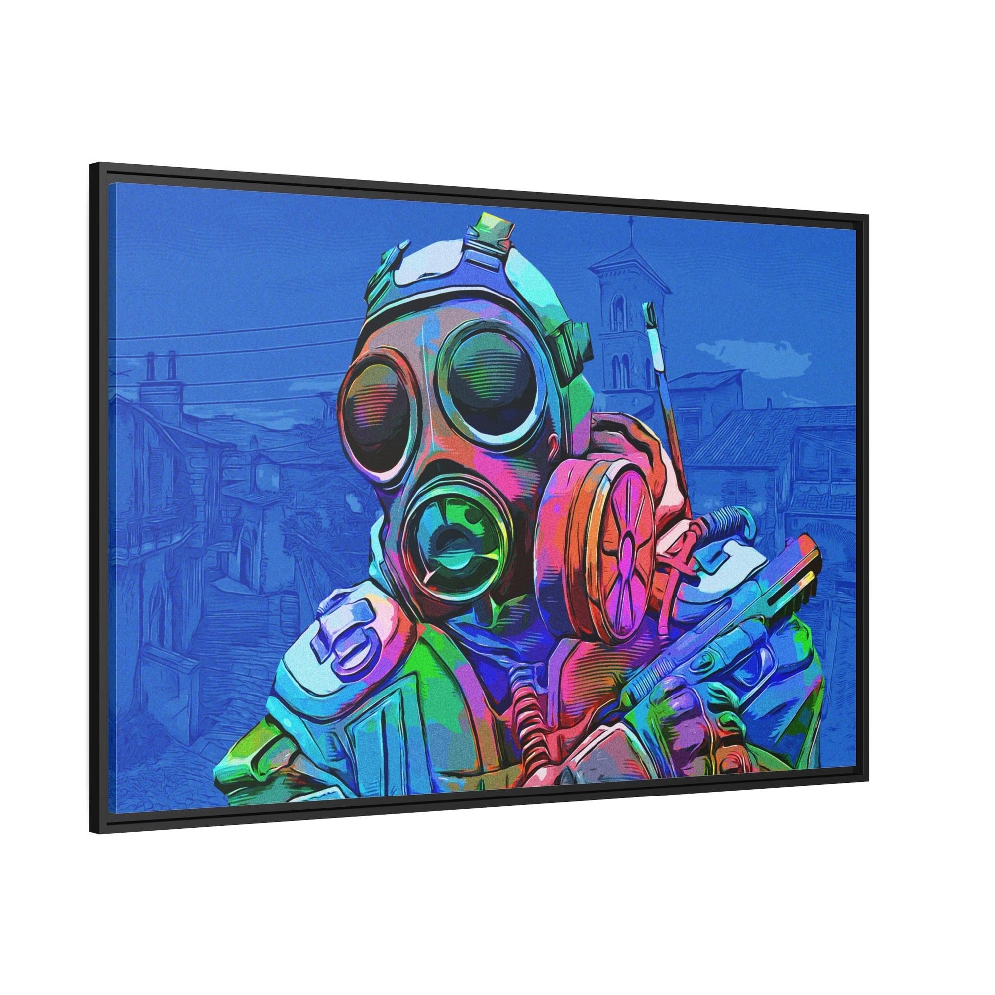 Counter Strike The Battle Unleashed: Epic Counter Strike Scene in Framed Canvas & Poster