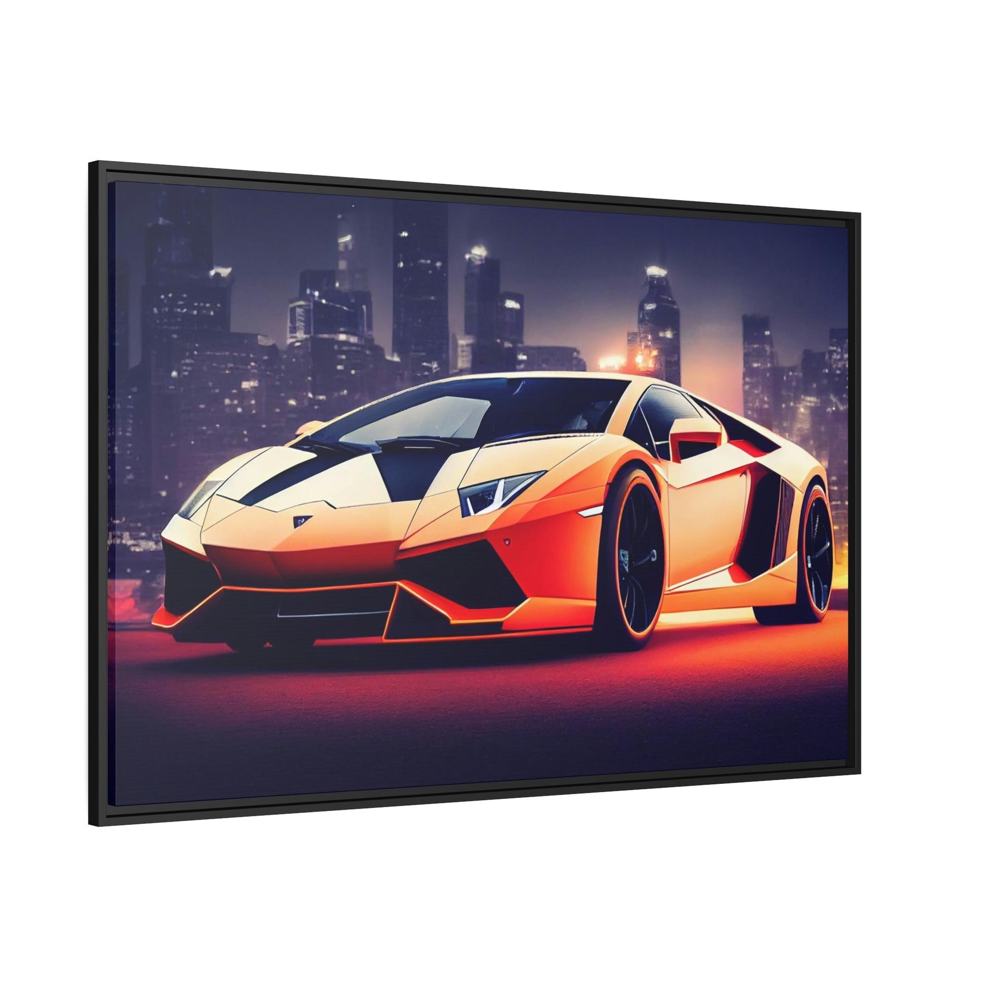 Lamborghini Icon of Speed: Lamborghini on Canvas & Poster for Automotive Art Collectors