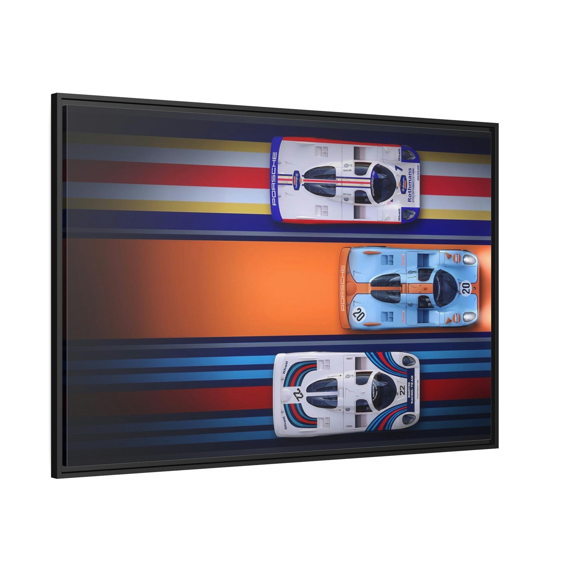 Porsche Speed Demons: A Canvas & Poster Print of a Porsche on the Racetrack