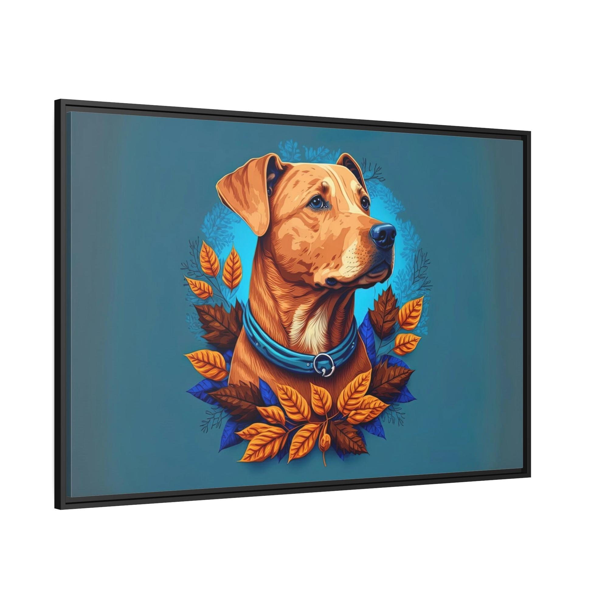 Dogs Puppy Love: Print on Canvas of Adorable Puppies on Framed Canvas