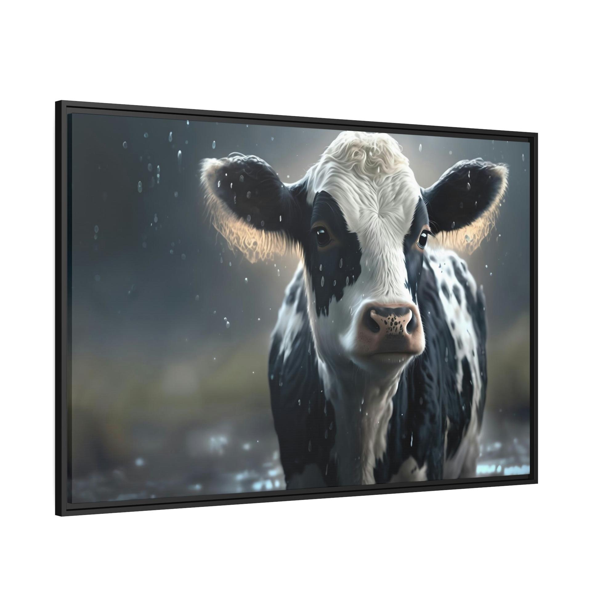 Cows Nature's Beauty: High-quality Cow Canvas Print for a Serene Wall Art Statement