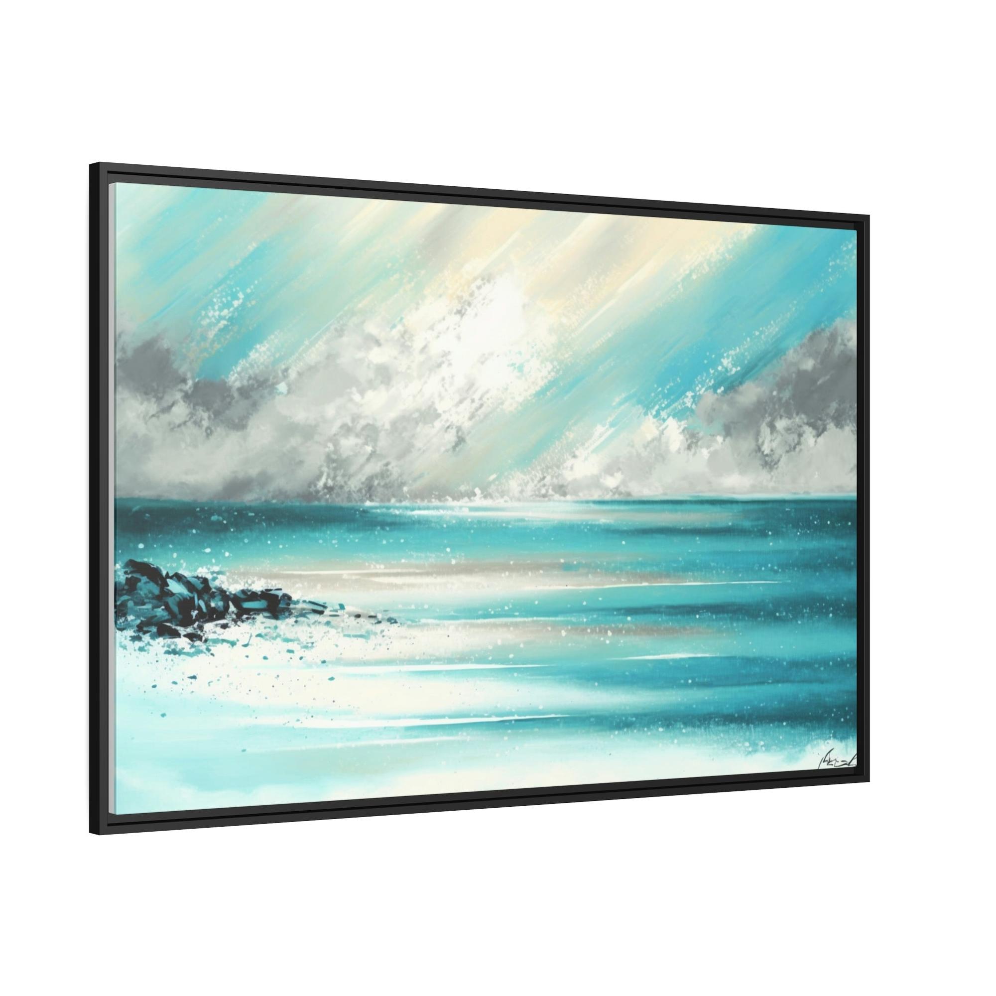 Abstract Coastal Coastal Dreams: Canvas & Poster Print of Abstract Ocean Art