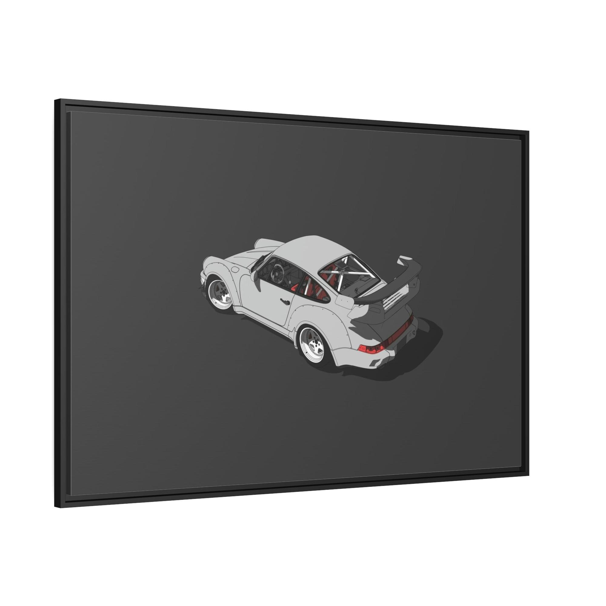 Porsche Porsche's Speed and Style: Natural Canvas & Poster Print Set