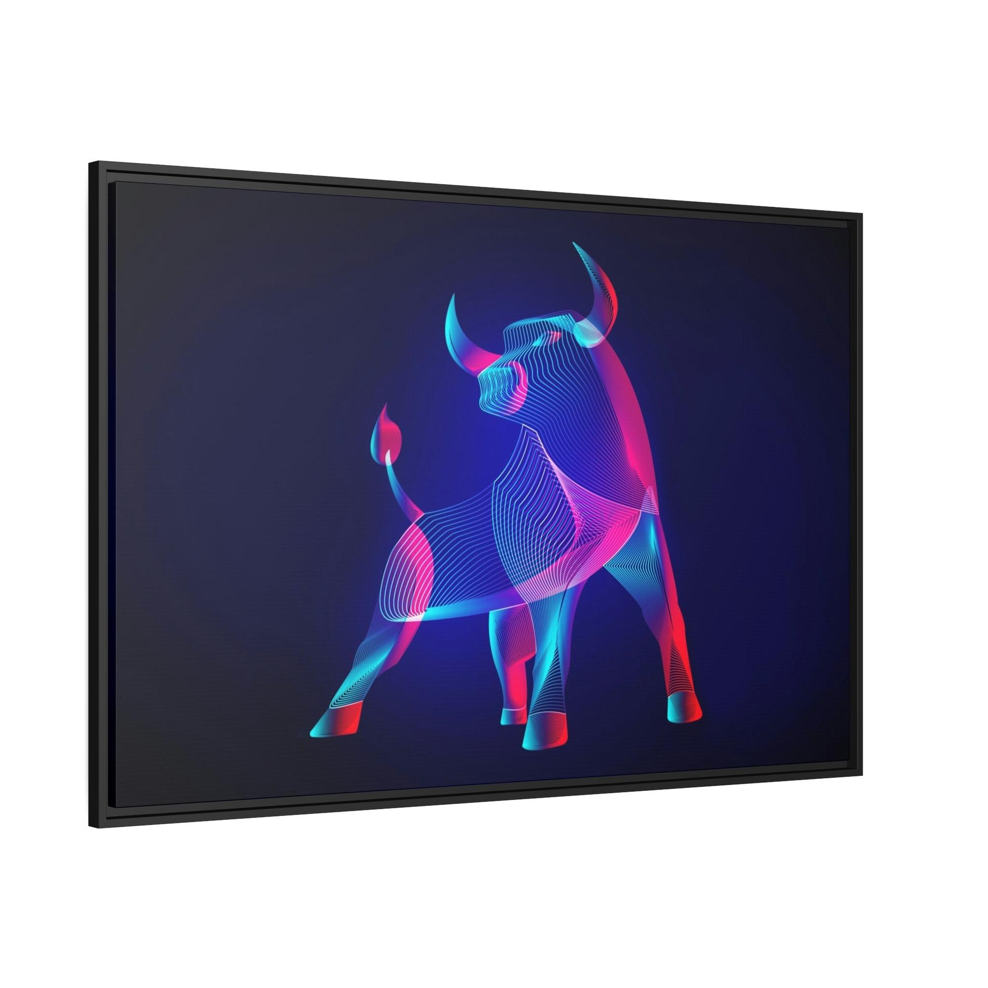 Neon Enchanted Expressions: Premium Canvas Prints for Exquisite Neon-themed Wall Decor