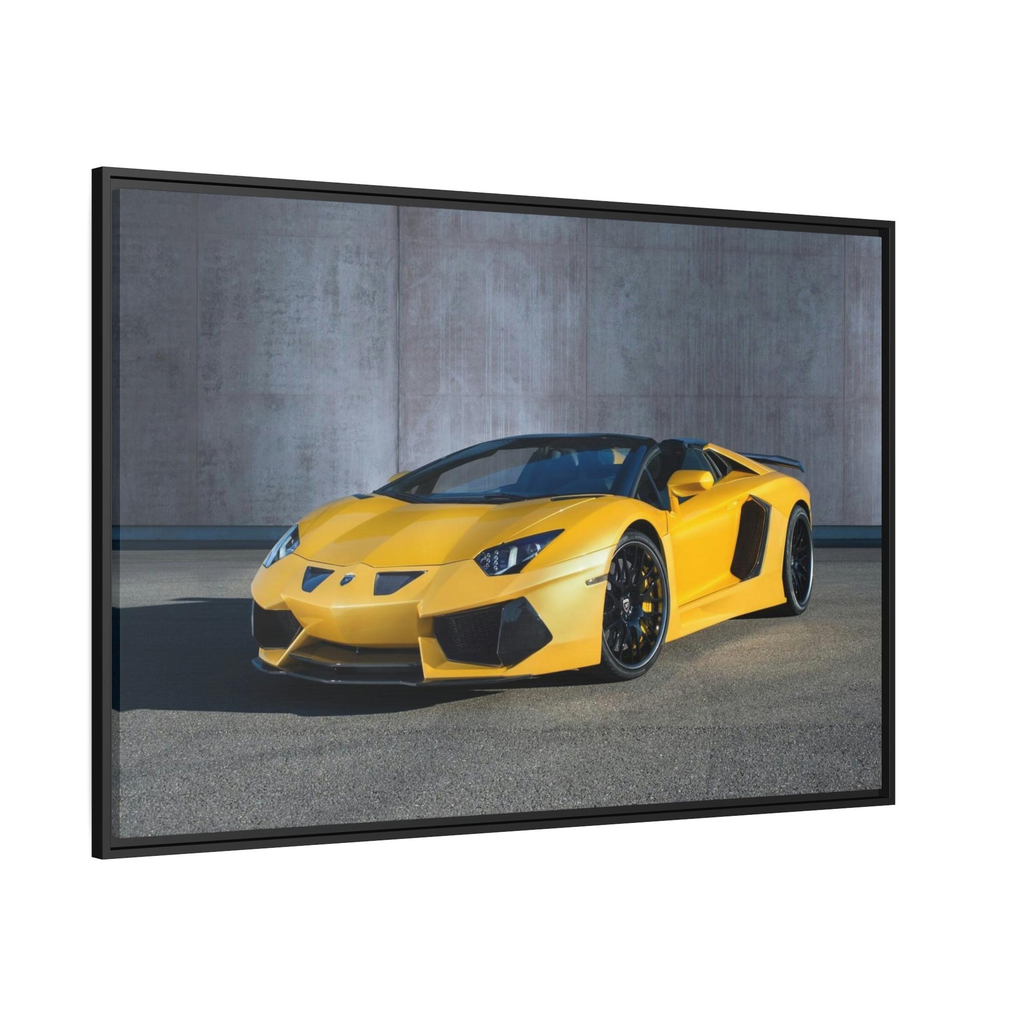 Lamborghini The Majesty of Lamborghini: Striking Print on Natural Canvas & Poster