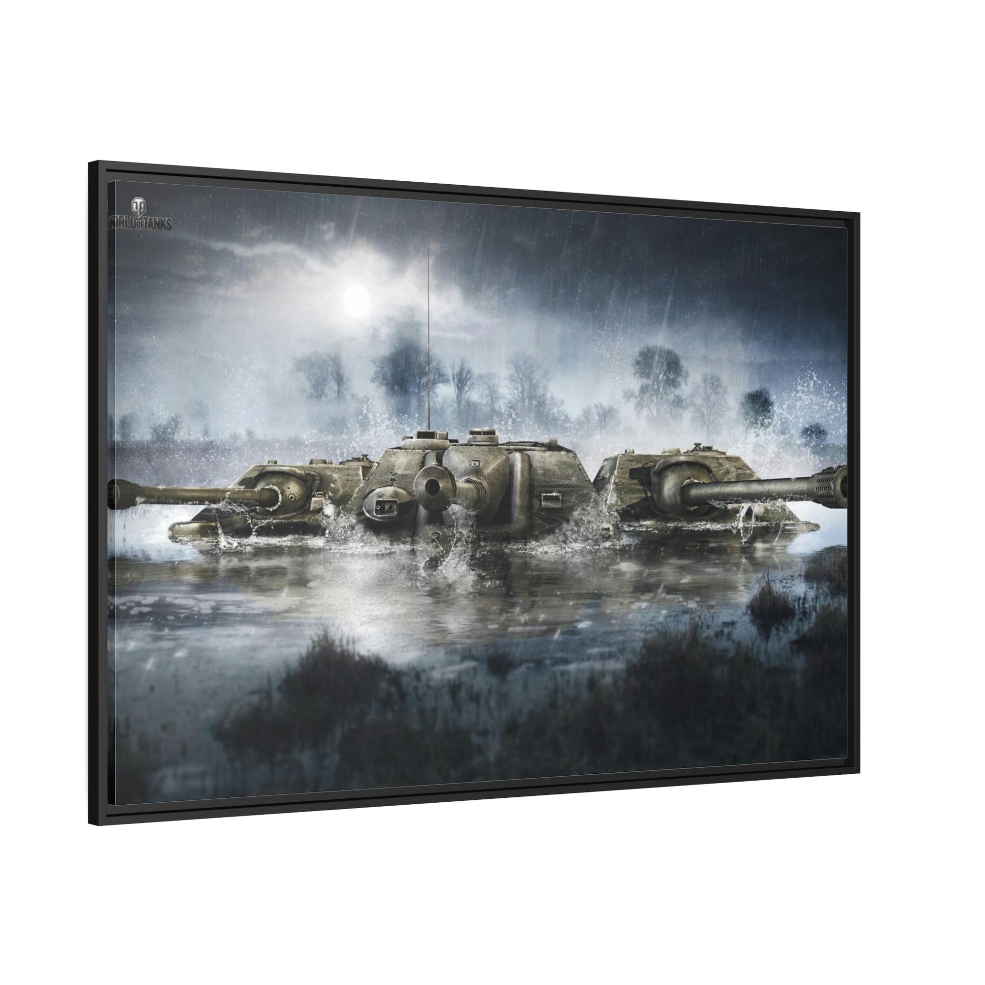 World Of Tanks Tank Warriors United: Dynamic World of Tanks Canvas Wall Art