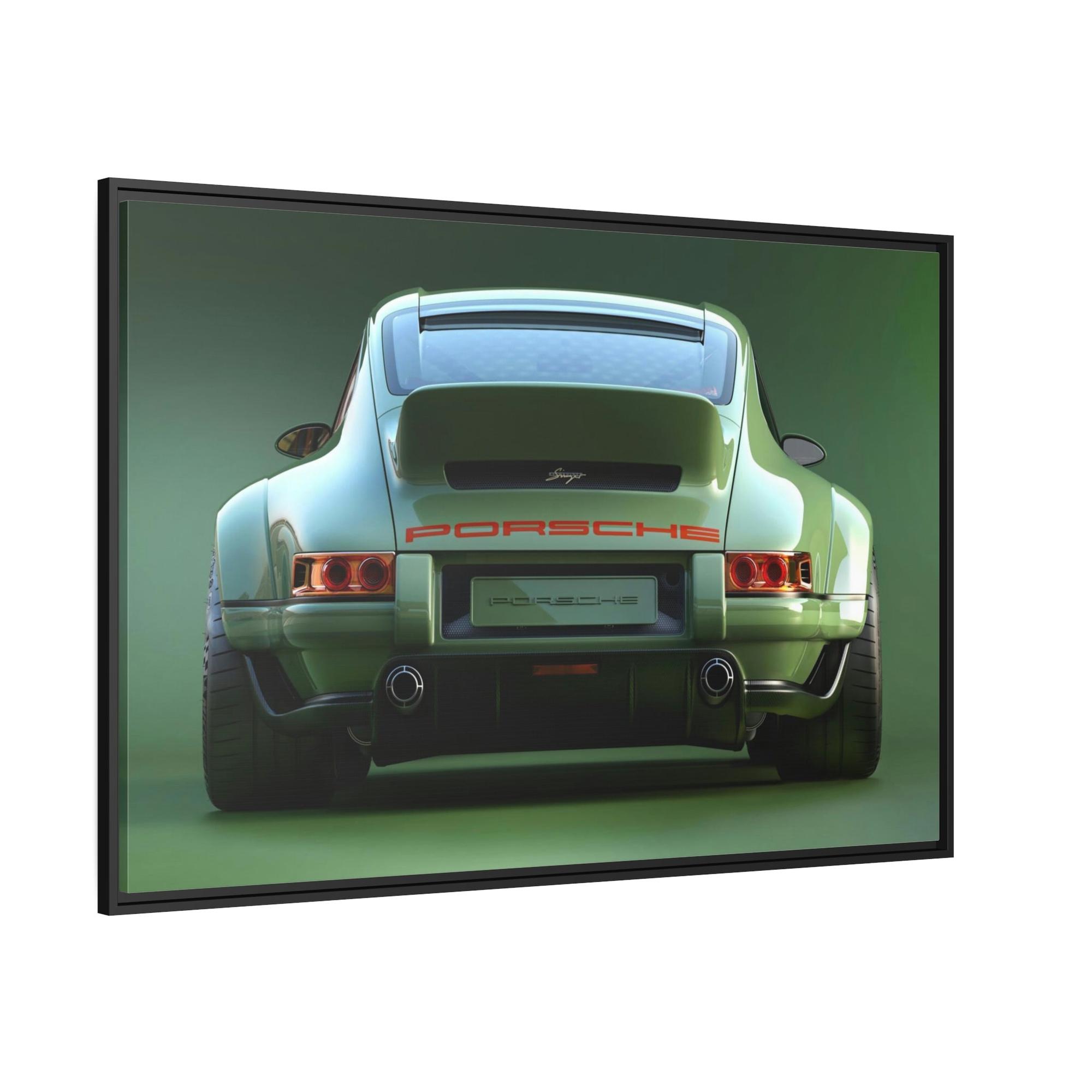 Porsche Porsche's Timeless Elegance: Wall Art Print on Natural Canvas