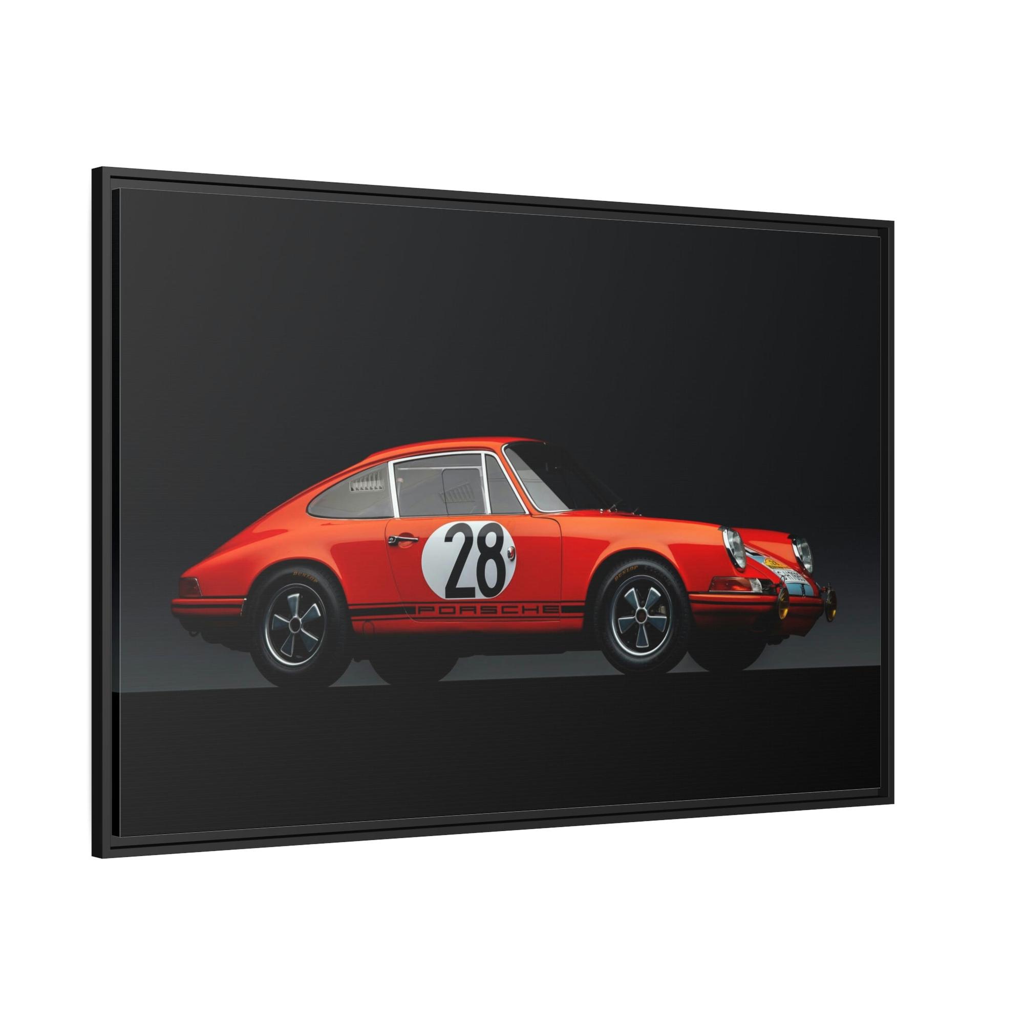 Porsche Iconic Porsche: A High-Quality Print on Canvas for Fans of Classic Cars