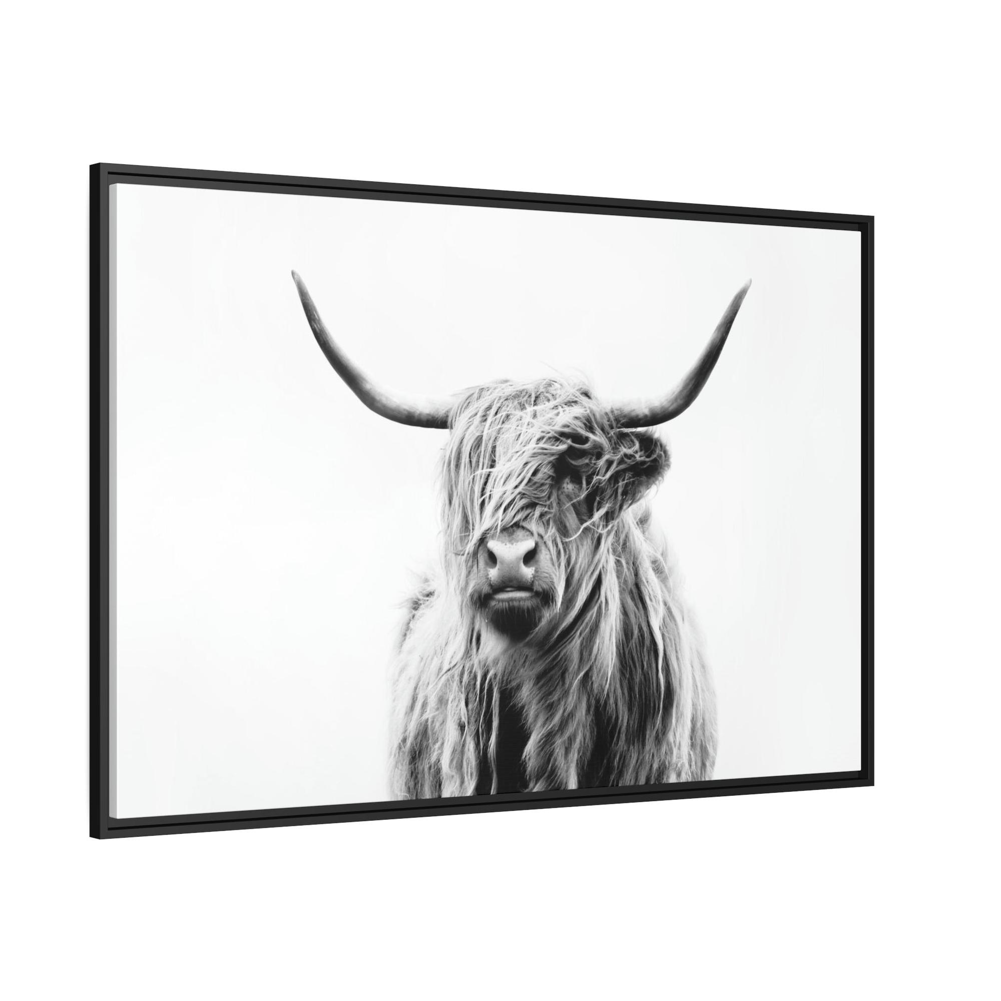 Highland Cow Nature's Majesty: Cow Art for a Breathtaking Wall Art Statement