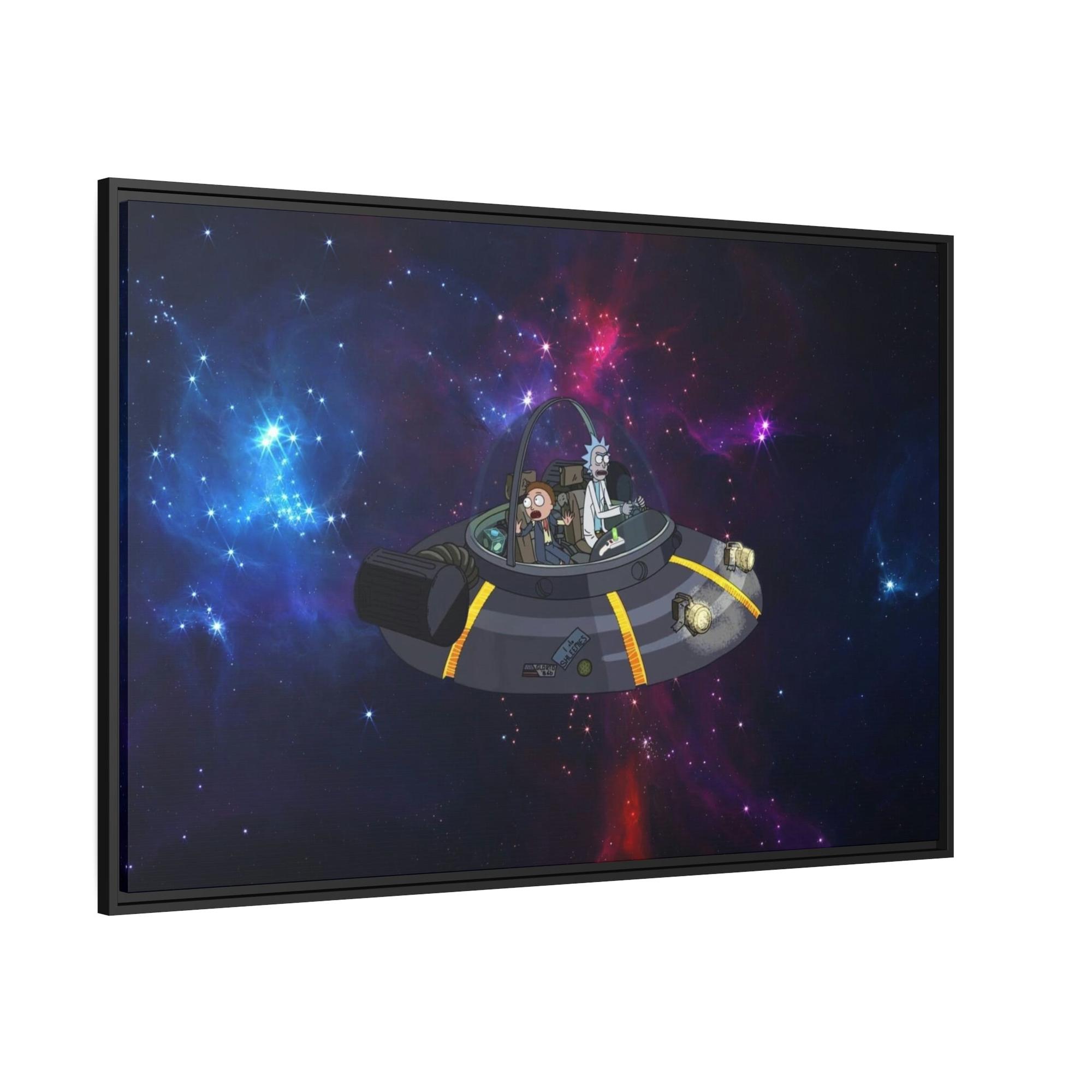 Rick And Morty Art Vivid Imagination: Rick and Morty Poster Art on Canvas for a Dynamic Wall Art Display