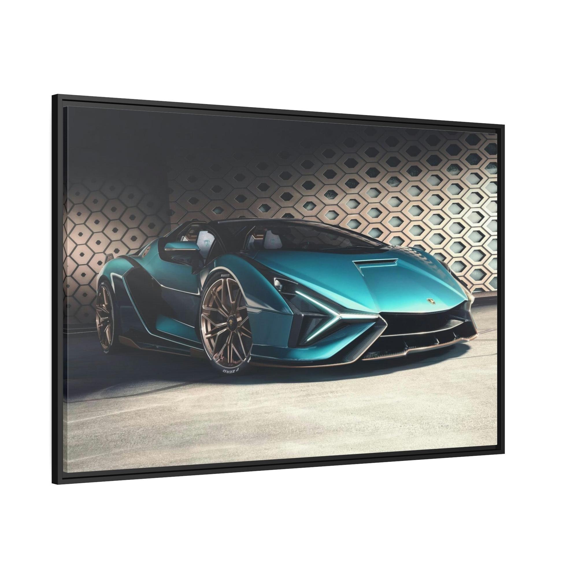 Lamborghini Italian Craftsmanship at its Best: High-Quality Framed Canvas Lamborghini Art