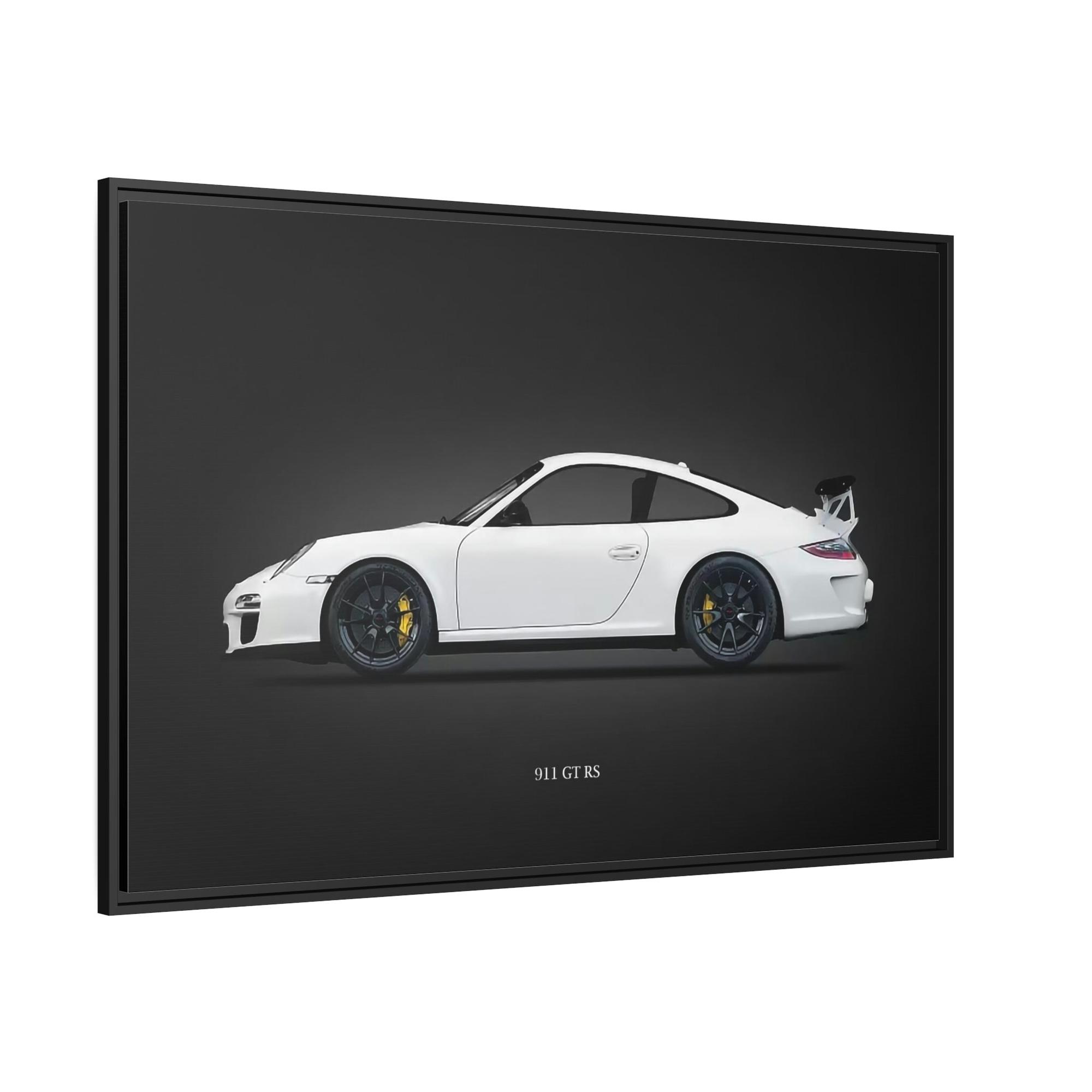Porsche Porsche Wall Art: White Art Print for Luxury Car Lovers