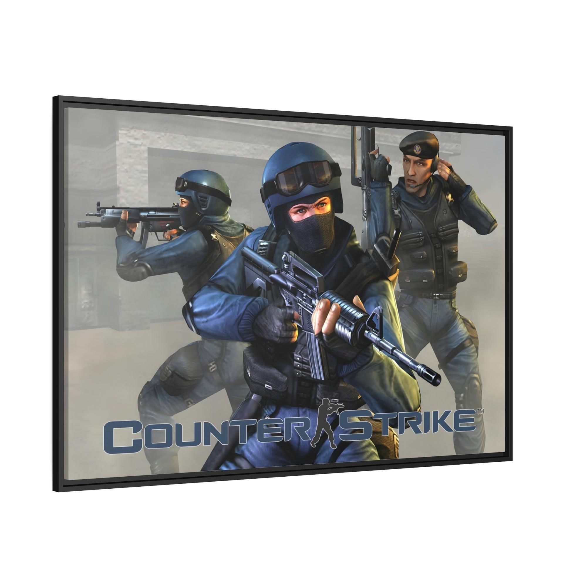 undefined Game On: Iconic Counter Strike Poster as Framed Wall Art