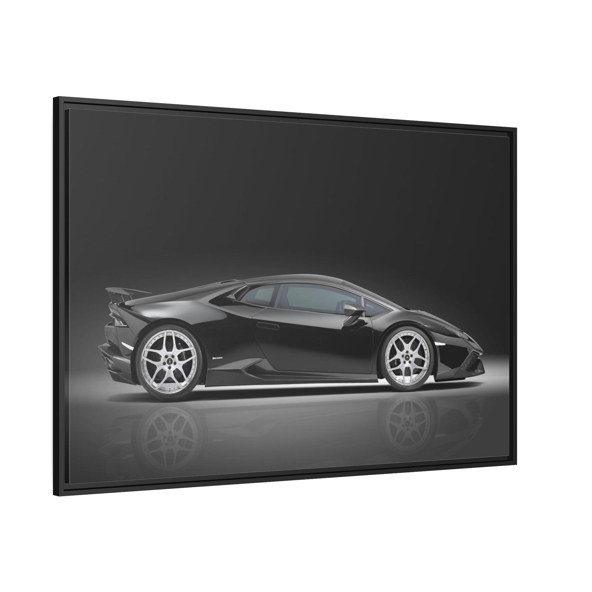 Lamborghini Artistic Rendering of a Lamborghini: Print on Canvas for Car Fans