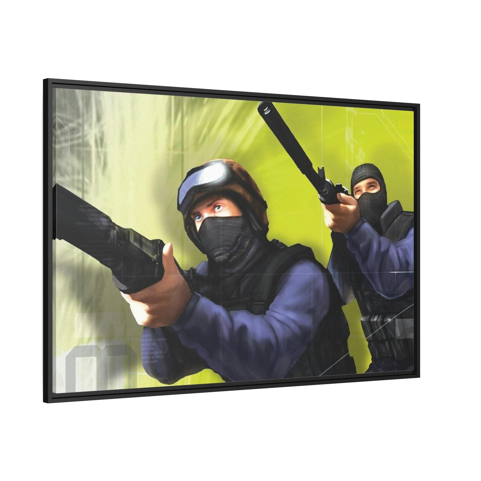 Counter Strike Virtual Heroes: Captivating Counter Strike Print on Canvas & Poster