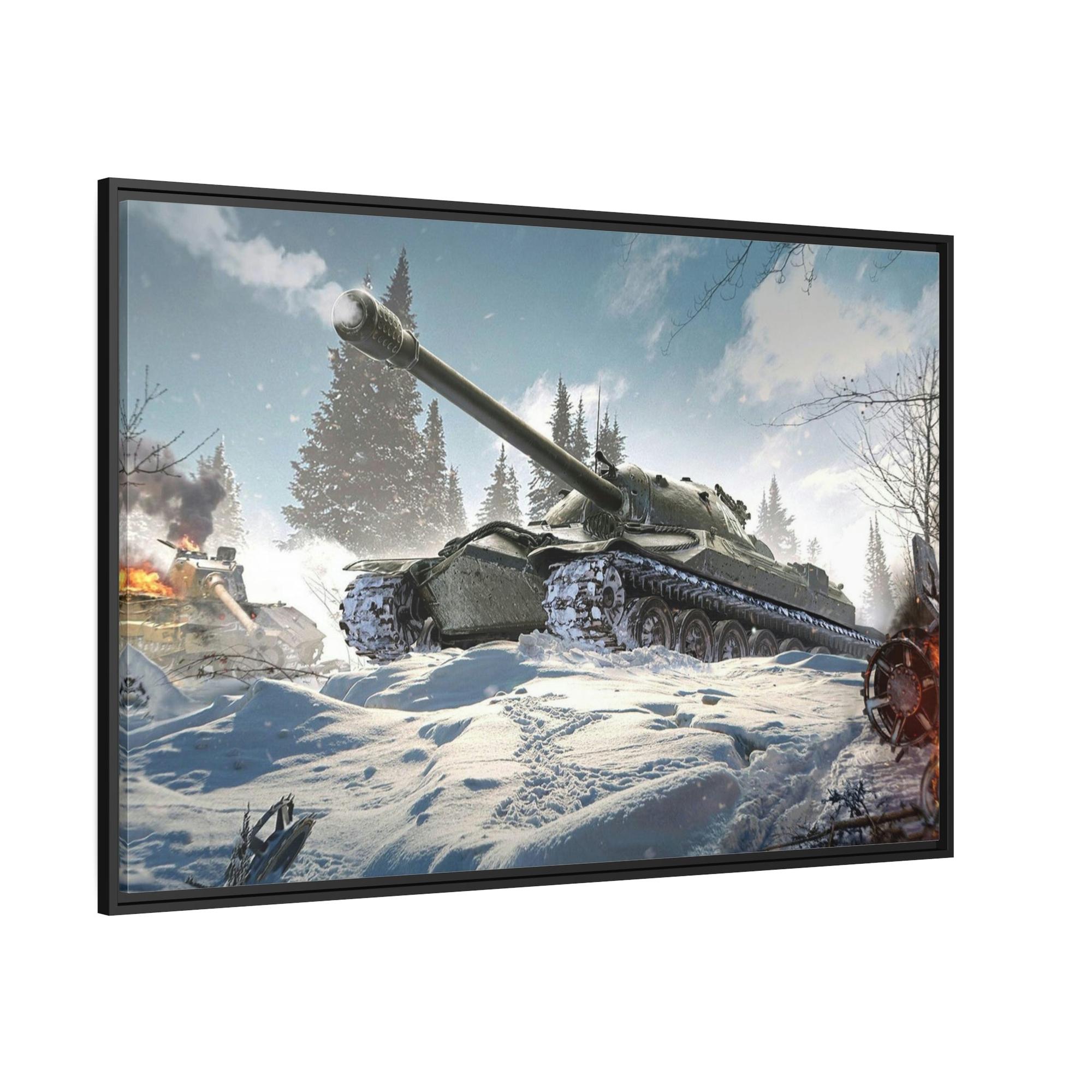 undefined Steel Titans Clash: Epic World of Tanks Canvas & Poster Wall Art